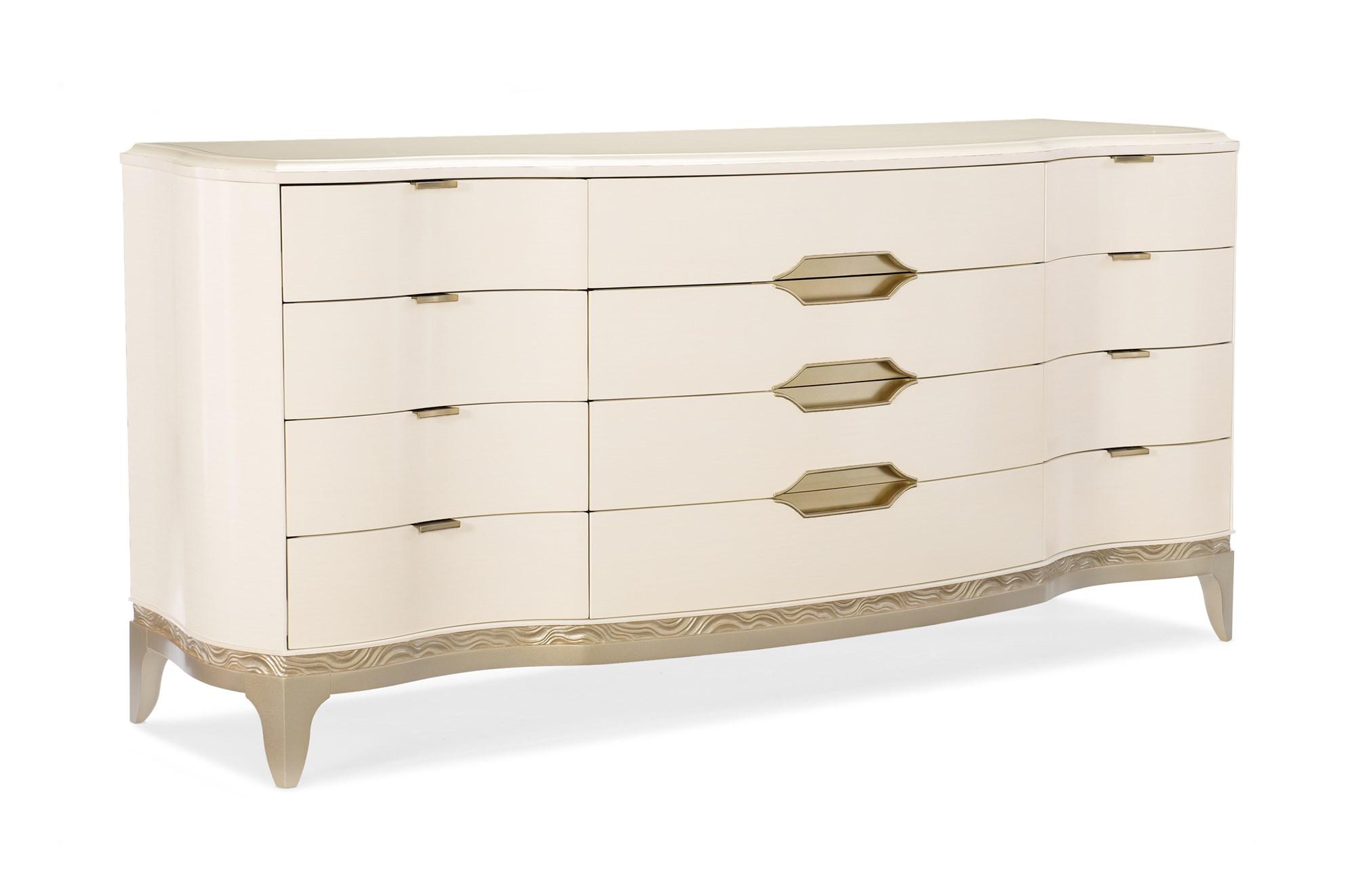 Contemporary Dresser ADELA DRESSER C013-016-031 in Off-White 