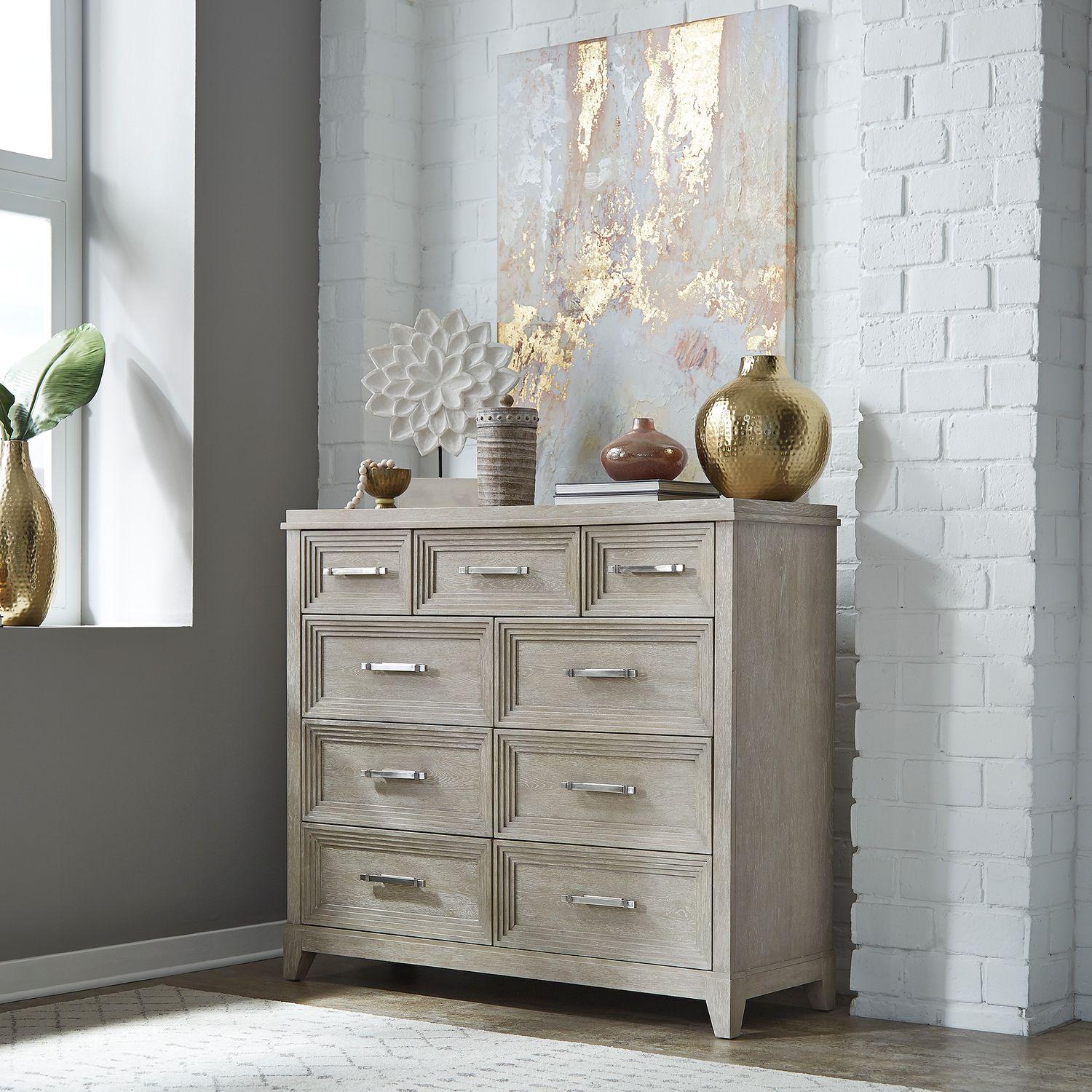 Transitional Combo Dresser Belmar 902-BR32 902-BR32 in Taupe 