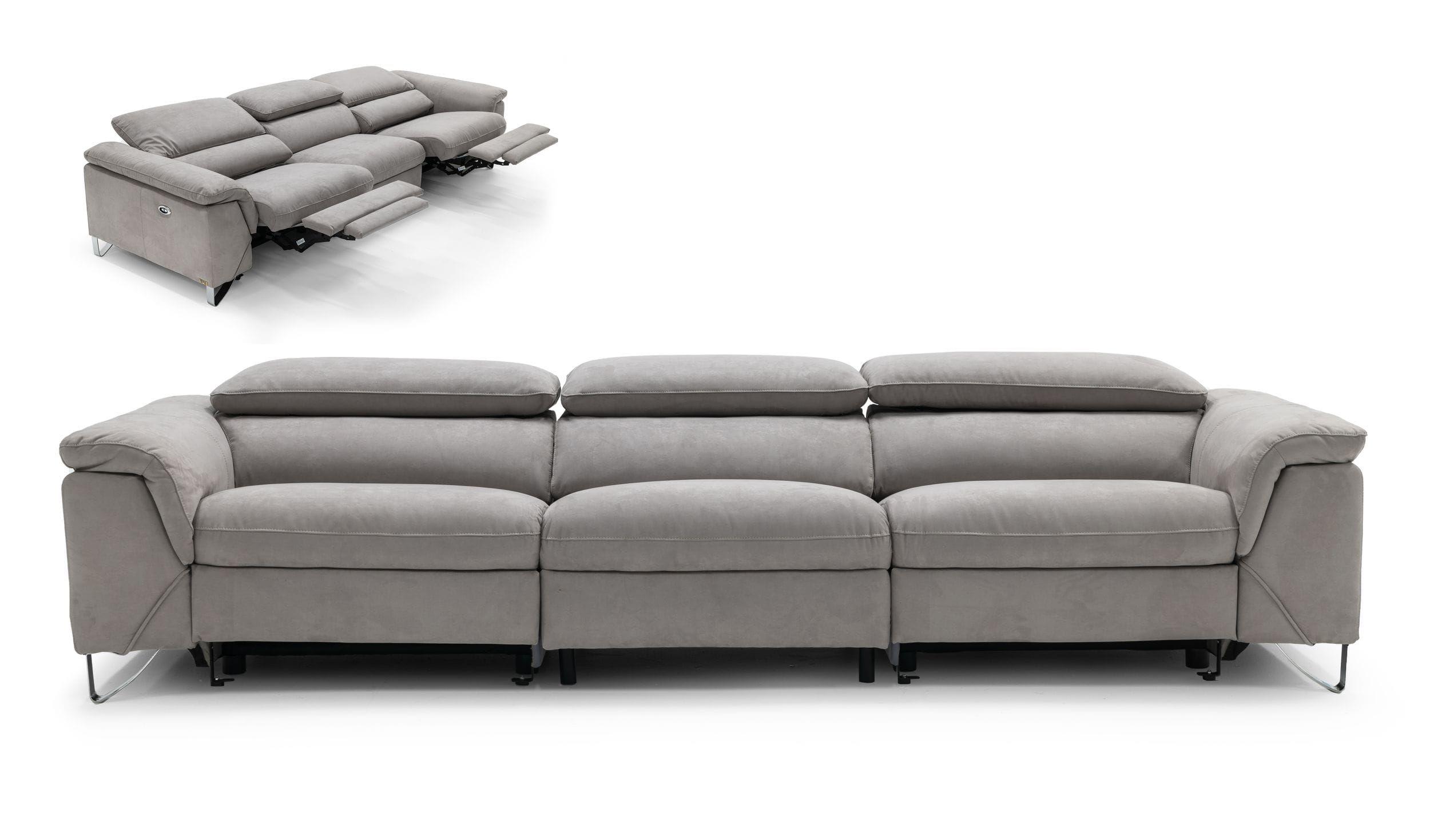 VIG Furniture VGKNE9104-E9-LTGRY-4-S Recliner Sofa