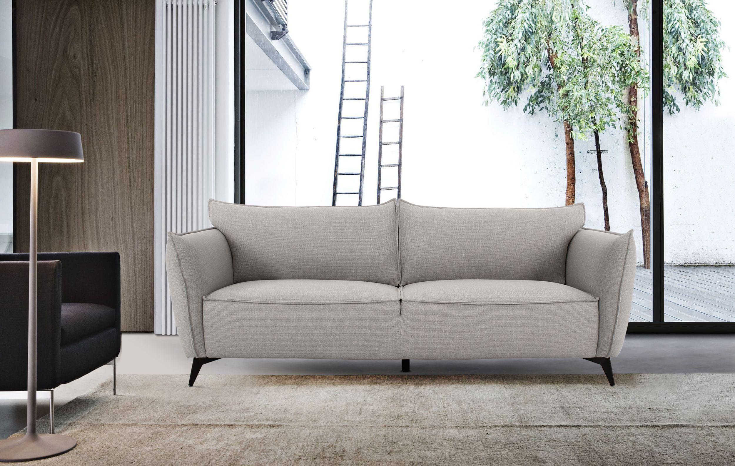 

    
Water Resistant Grey Fabric Sofa Divani Casa Jihae Modern Contemporary
