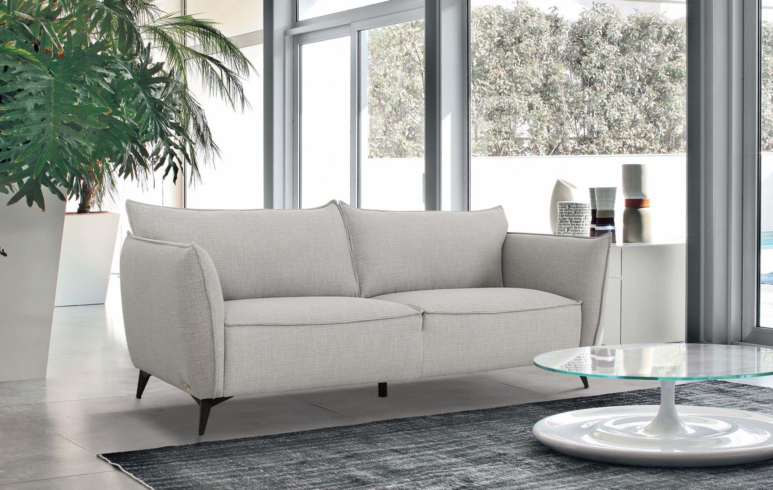 

    
Water Resistant Grey Fabric Sofa Divani Casa Jihae Modern Contemporary
