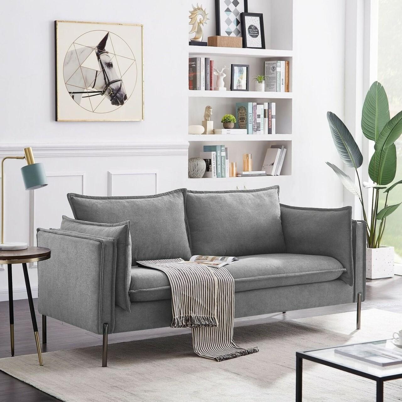 

                    
VIG Furniture VGKNK8580-MGRY-S Sofa Gray Fabric Purchase 
