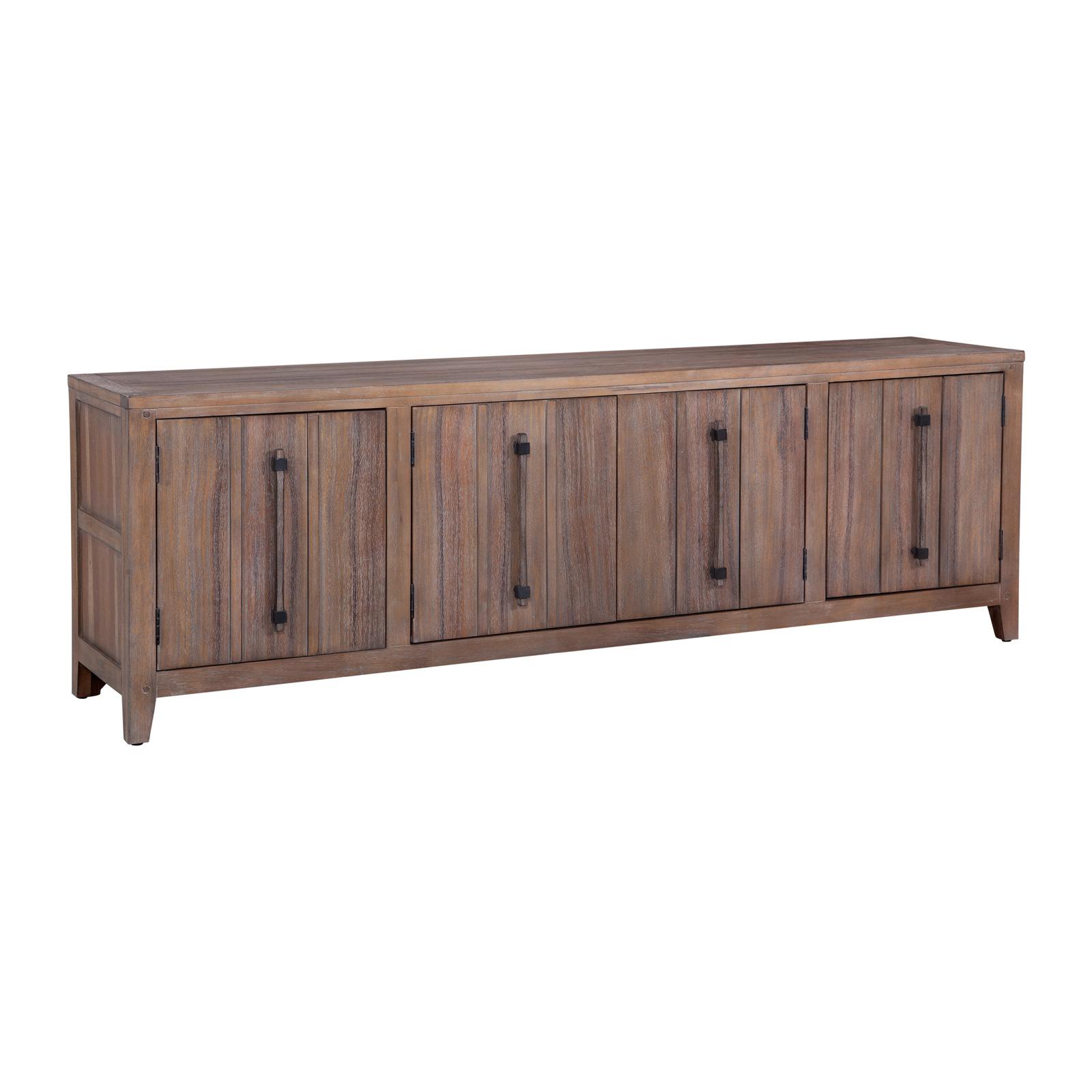 Cottage Tv Console AURORA 2800-240 2800-240 in Driftwood, Gray 