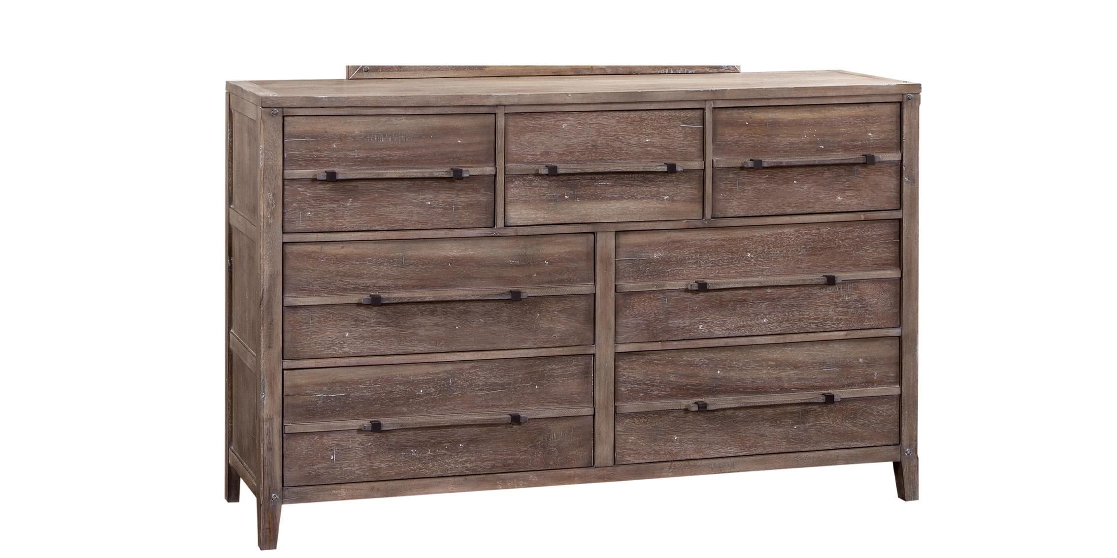 Classic, Traditional Dresser AURORA 2800-270 2800-270 in Driftwood, Gray 