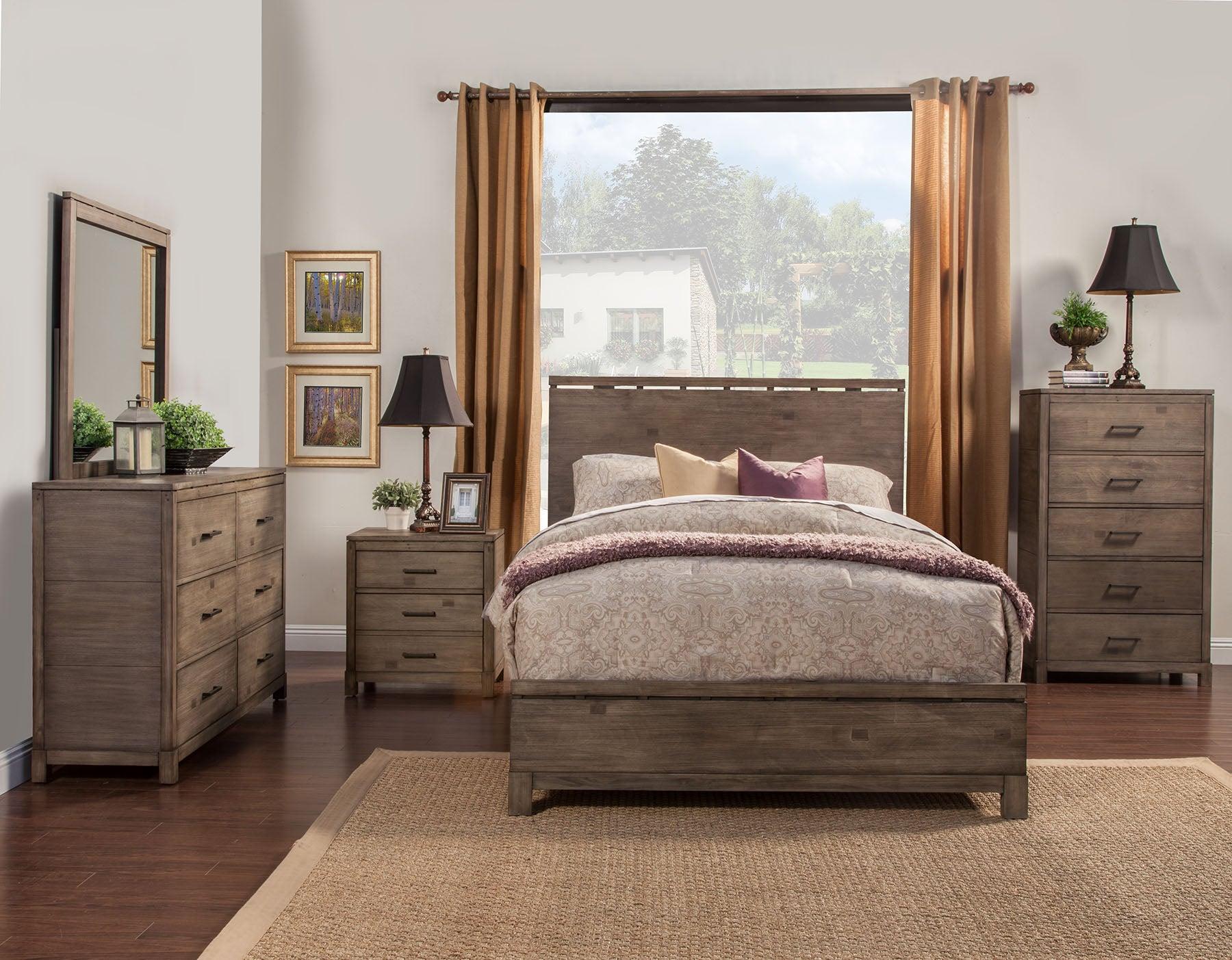 

    
Alpine Furniture SYDNEY Panel Bed Gray 1700-07CK

