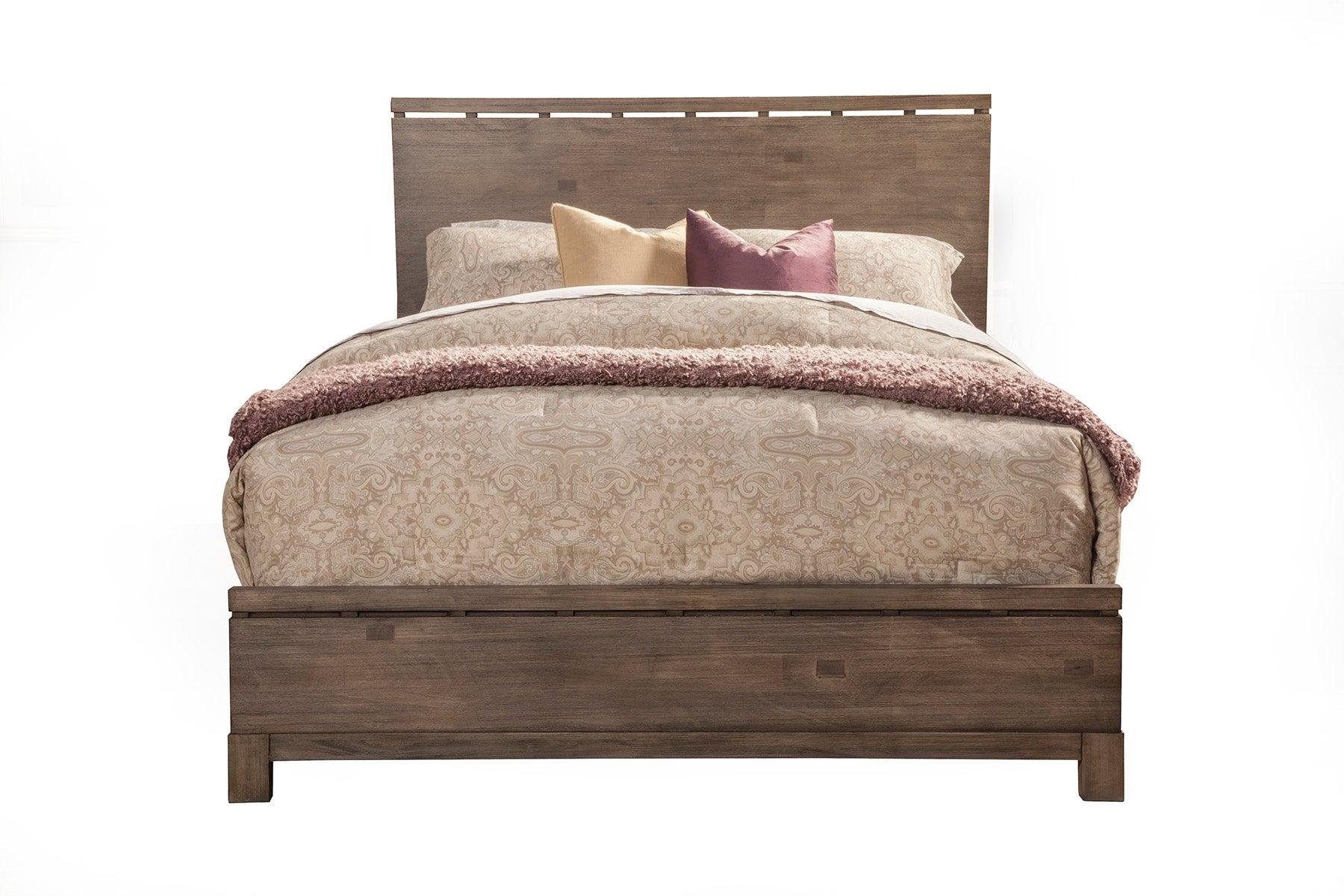 Modern, Traditional Panel Bed SYDNEY 1700-07EK in Gray 