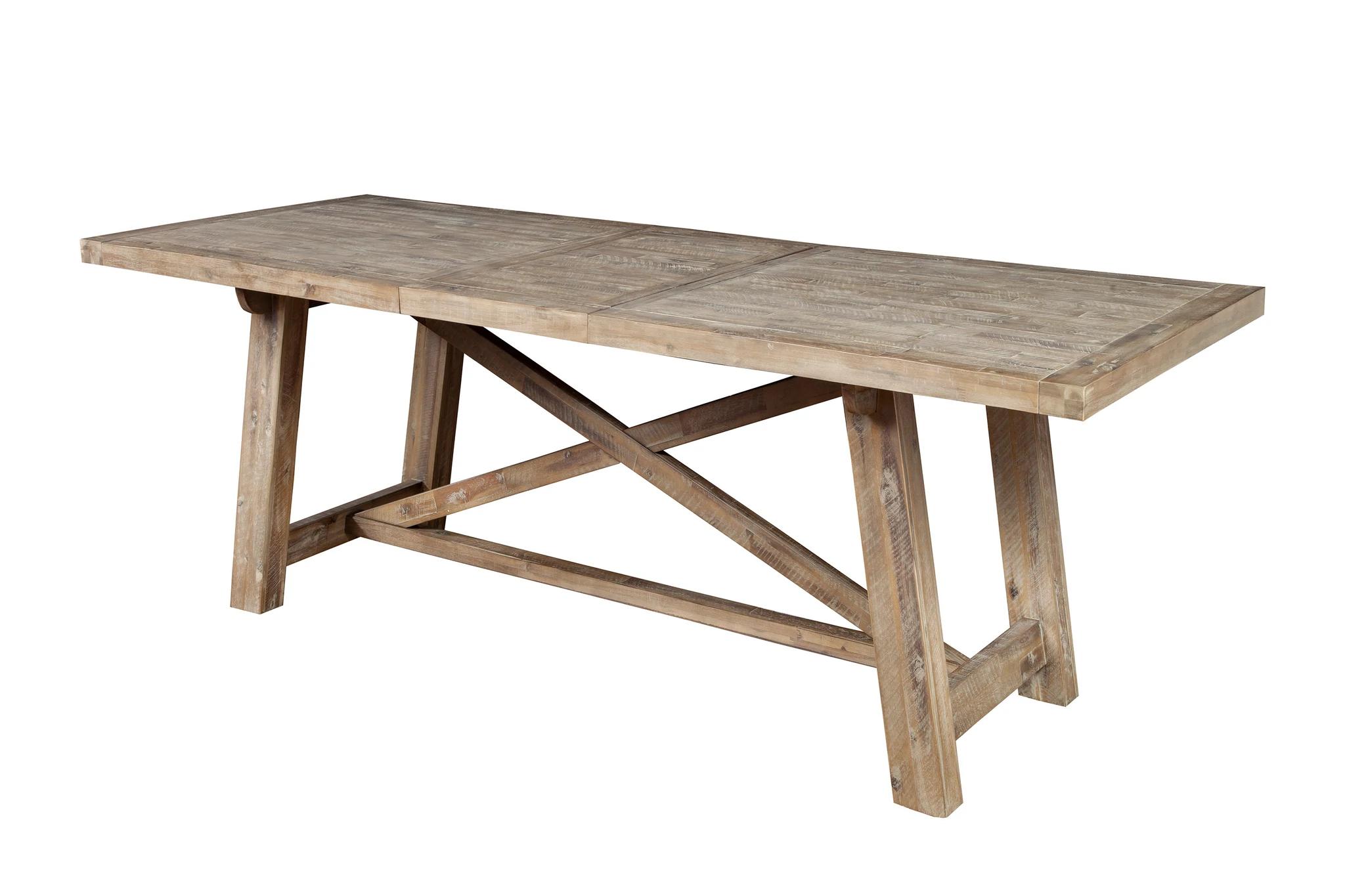 Contemporary, Rustic Dining Table NEWBERRY 2068-01 in Natural 