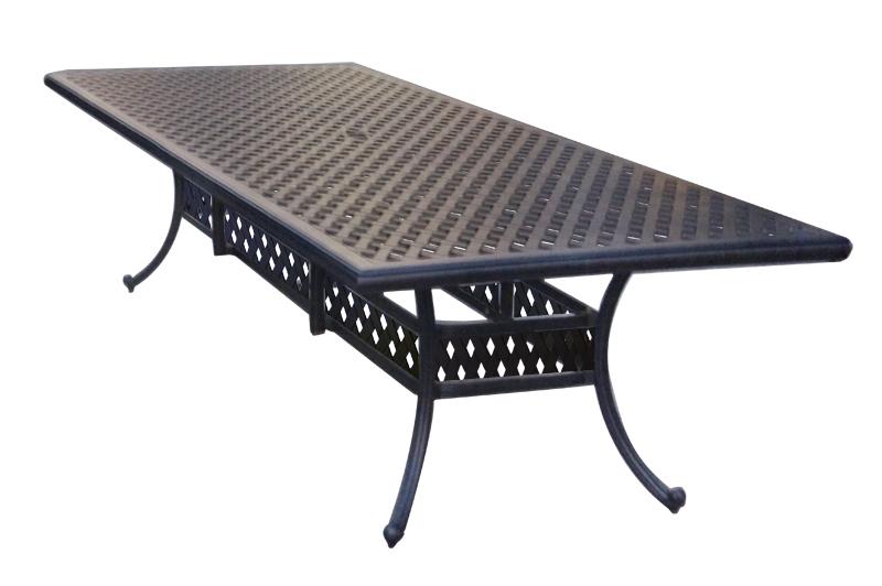 

    
Weave Cast Aluminum 86" x 46" Rectangle Dining Table by CaliPatio
