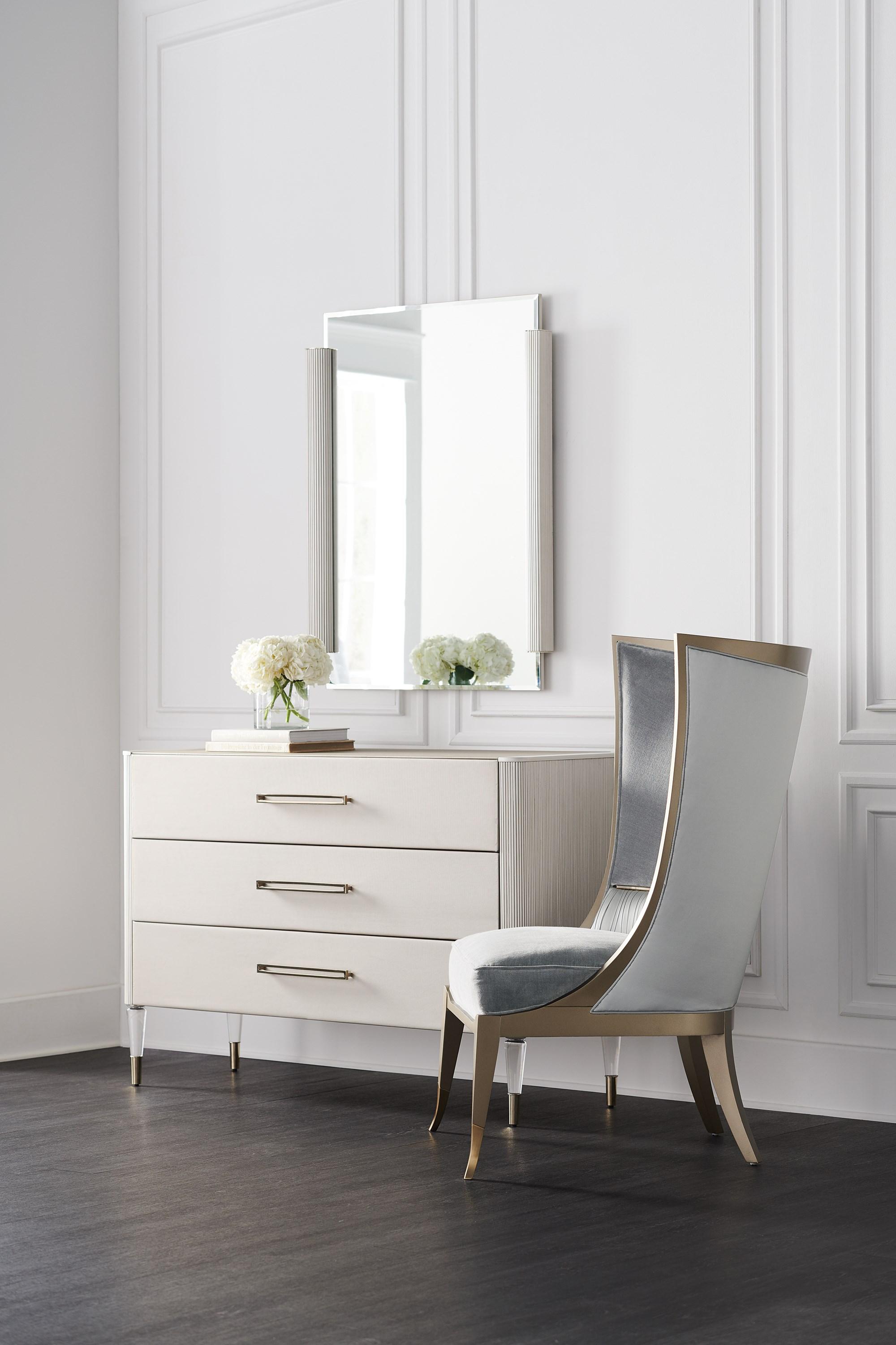 

    
CLA-019-051 Whisper of Gold & Matte Pearl Finish 3 Drawer Dresser I LOVE IT! by Caracole
