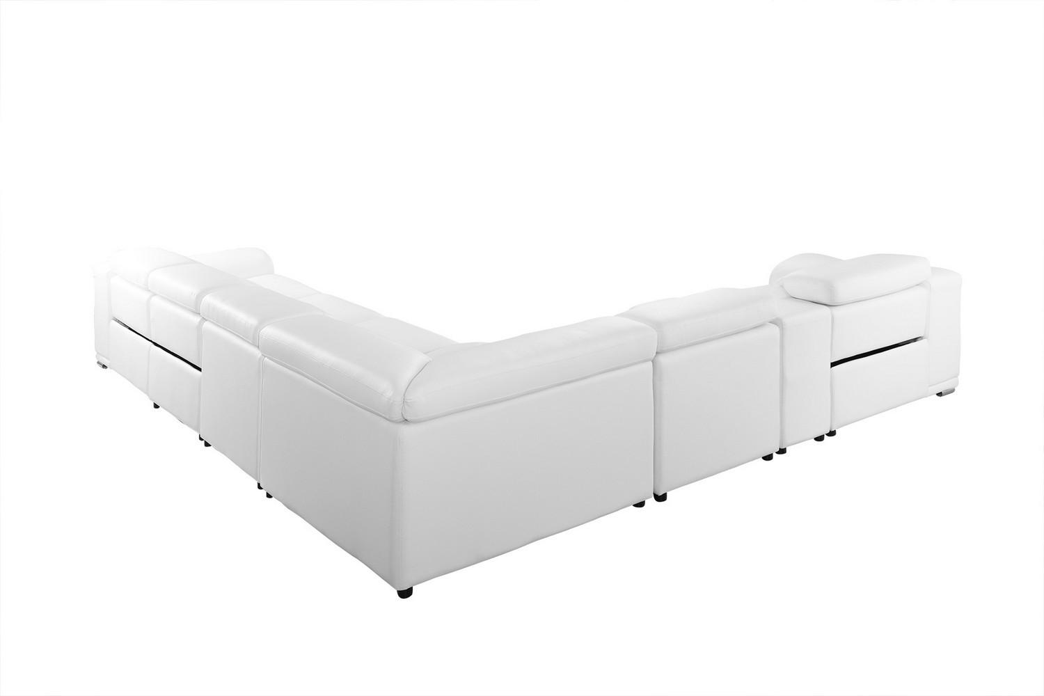 

        
Global United 9762 Reclining Sectional White Italian Leather 83398864966
