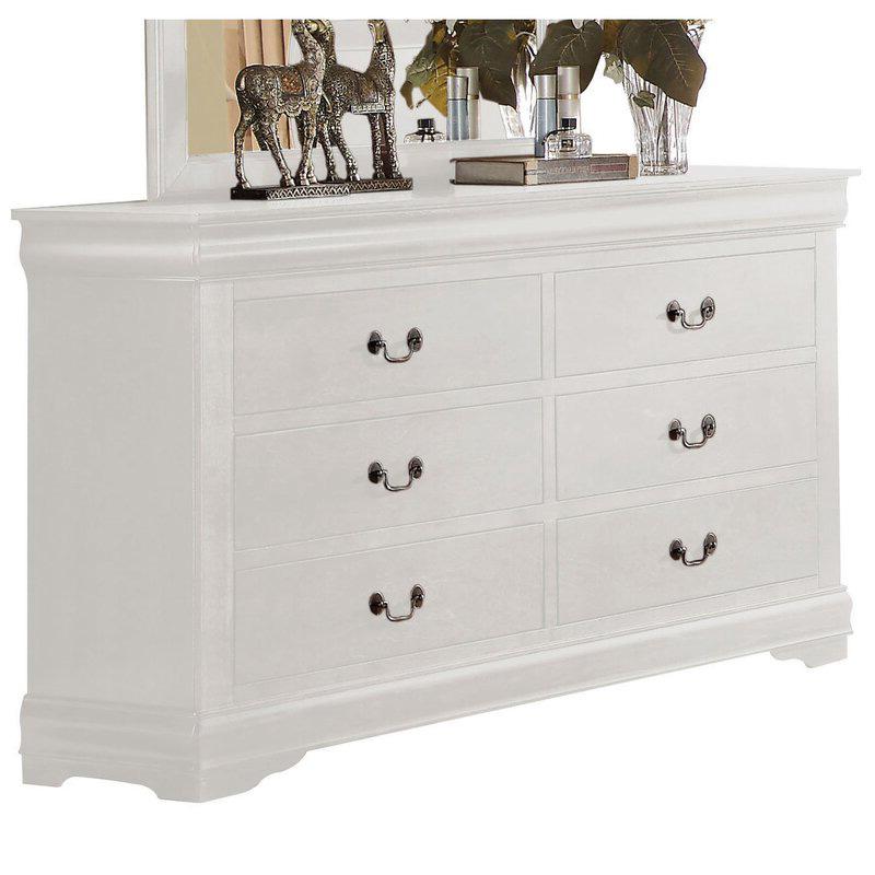 

    
Galaxy Home Furniture LOUIS PHILLIPE Dresser White GHF-808857521040
