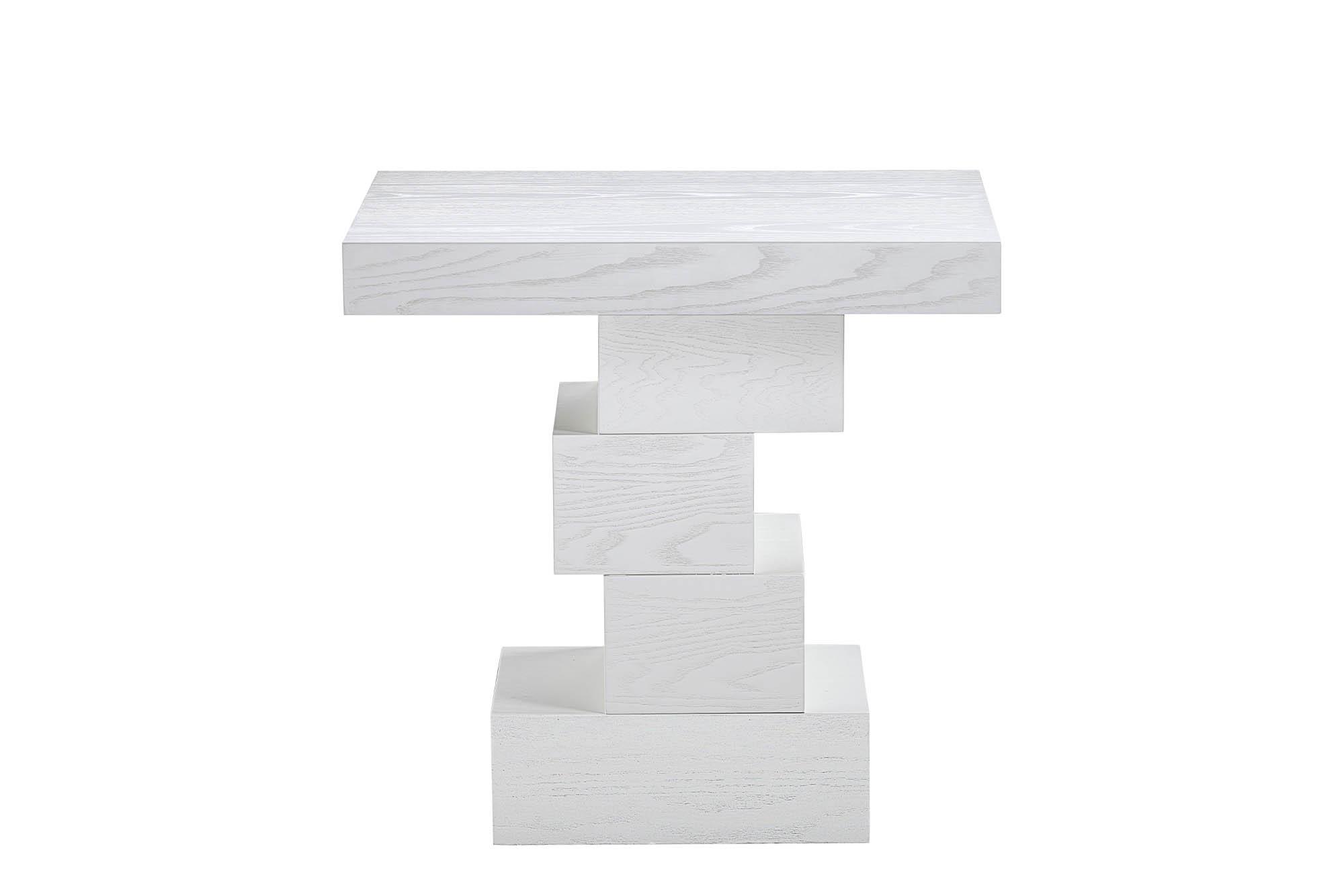 

    
 Shop  White Art Deco Coffee Table Set 3pcs WESTMOUNT 499White-CT Meridian Modern
