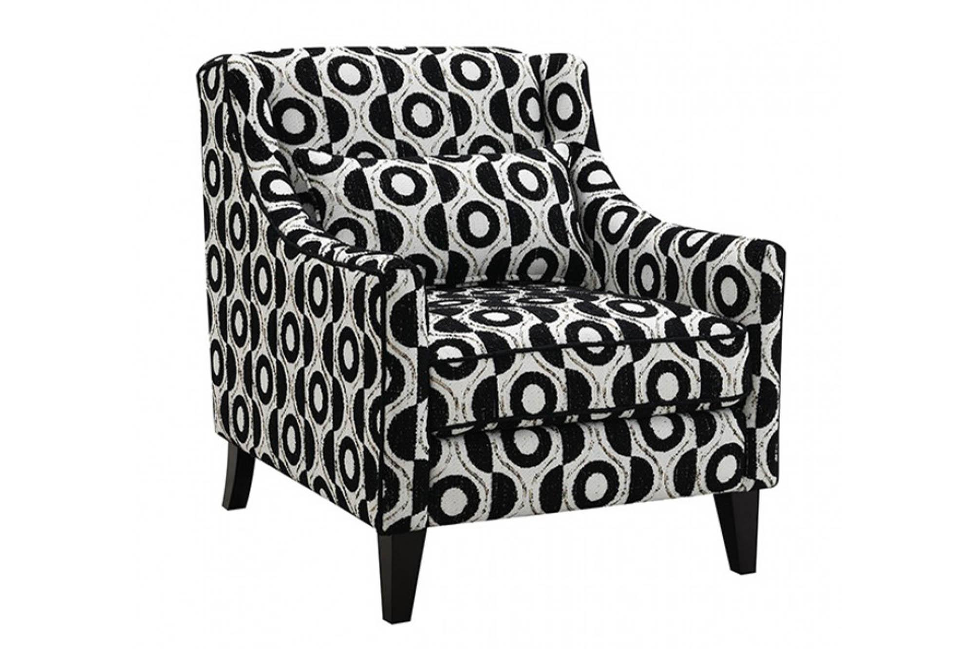 

    
White /Black Chenille Chair Set 2Pcs VIVIANI FM61007BK-CH-PT FoA Transitional
