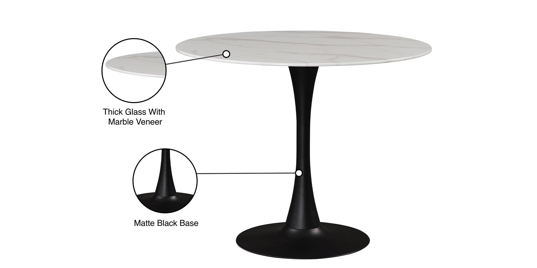 

    
Meridian Furniture TULIP 973-T Dining Table White/Black 973-T
