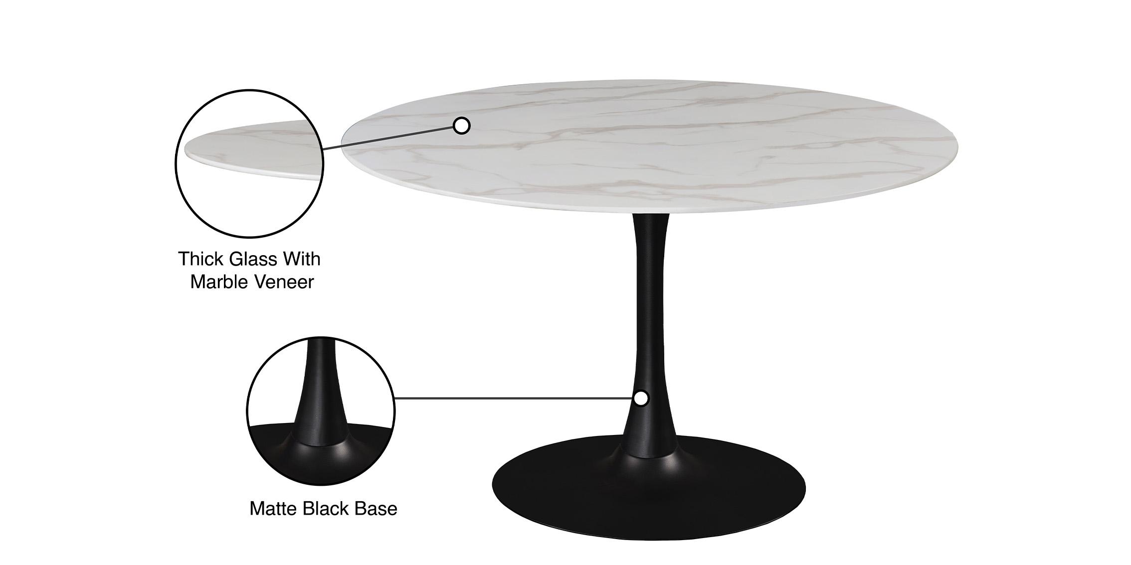 

    
Meridian Furniture TULIP 977-T Dining Table White/Black 977-T
