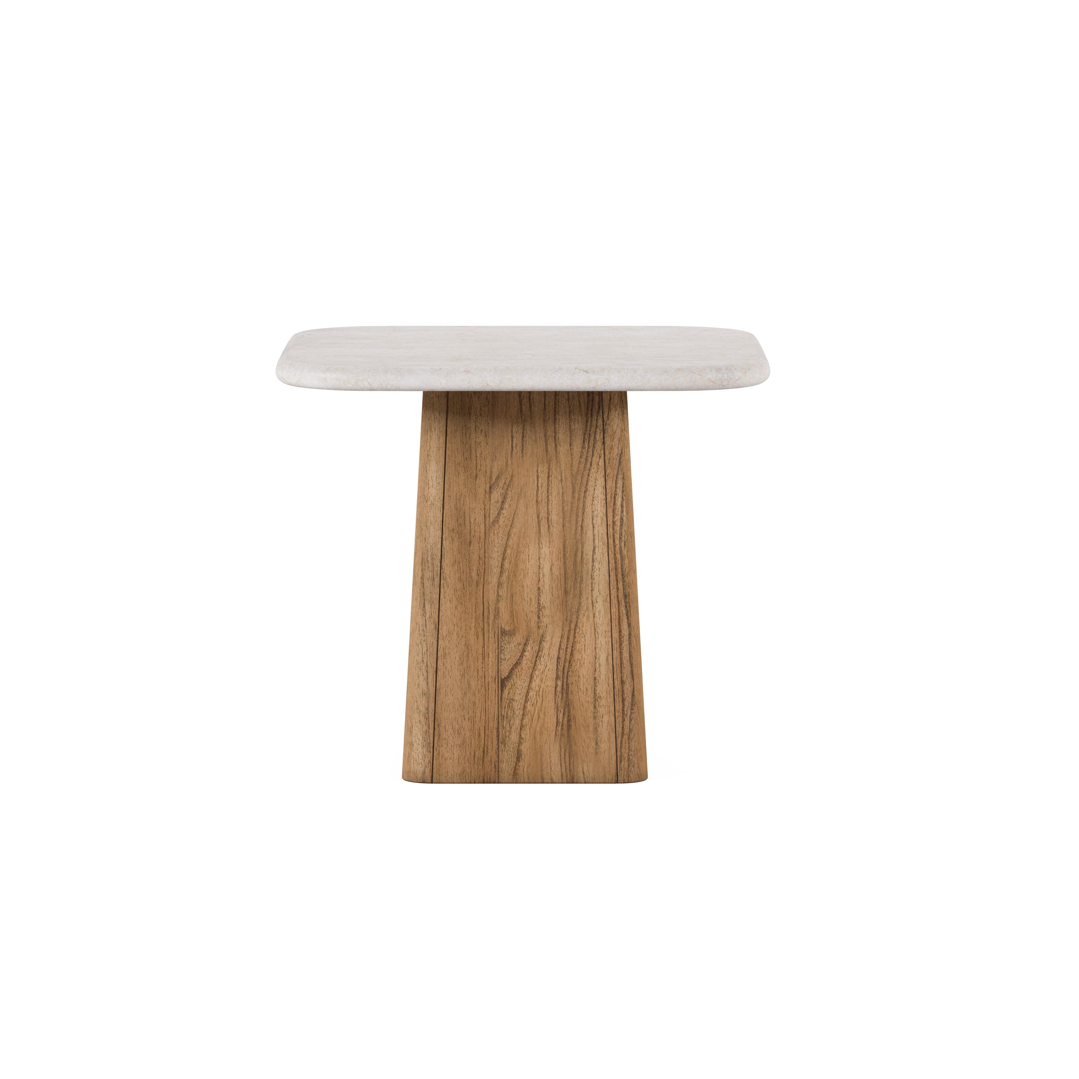 

    
White & Brown Accent Table by A.R.T. Furniture Portico
