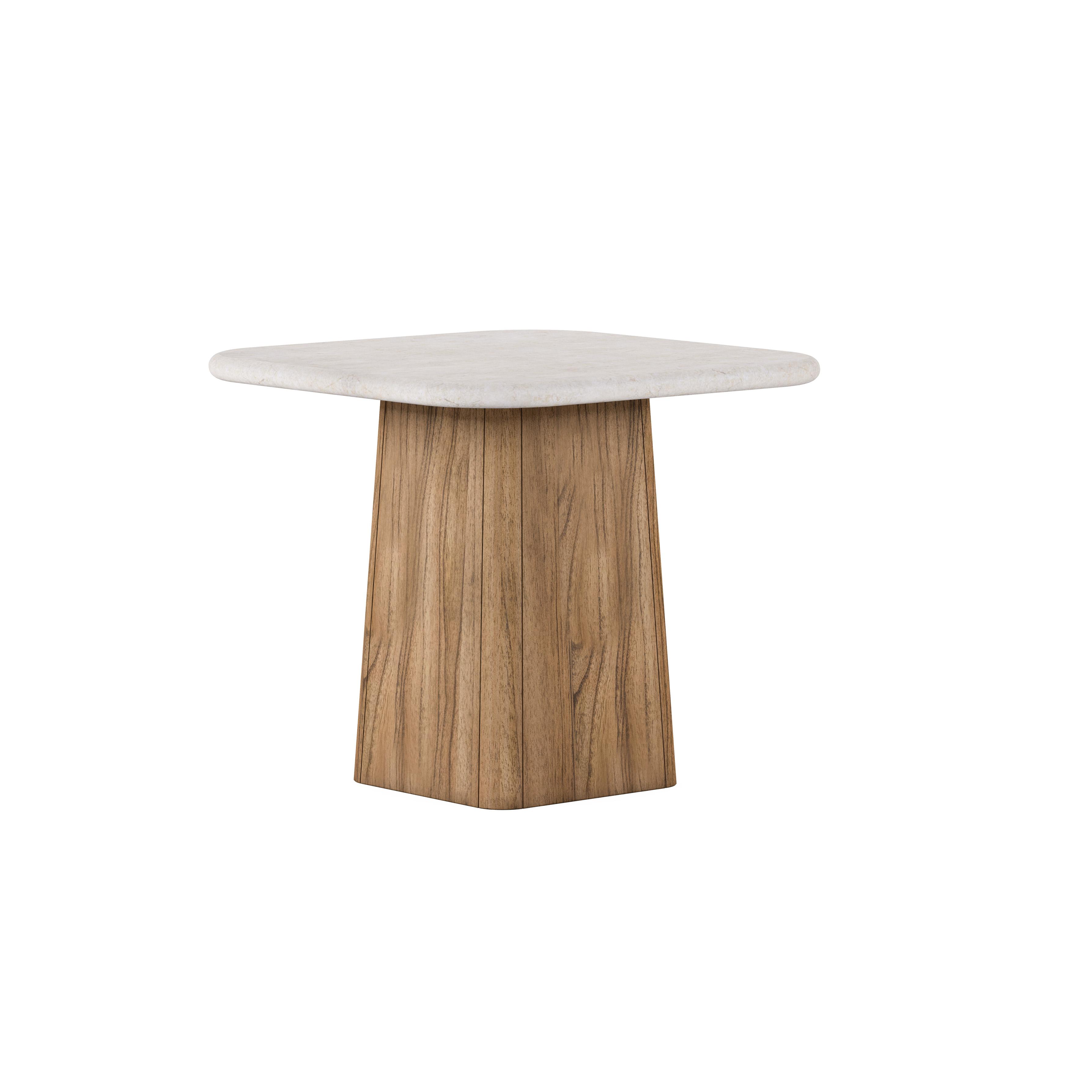 

    
White & Brown Accent Table by A.R.T. Furniture Portico
