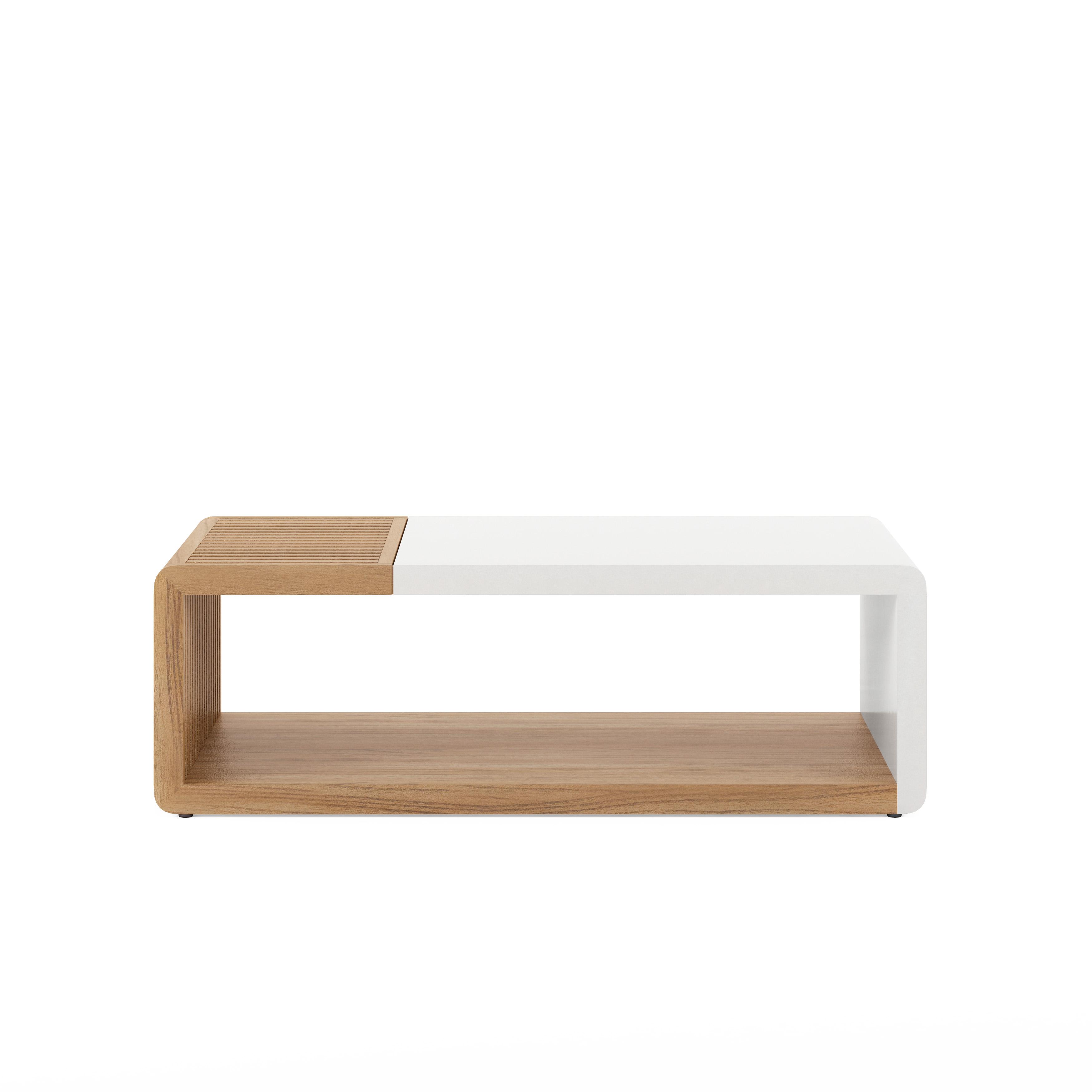 

    
White & Brown Coffee Table by A.R.T. Furniture Portico
