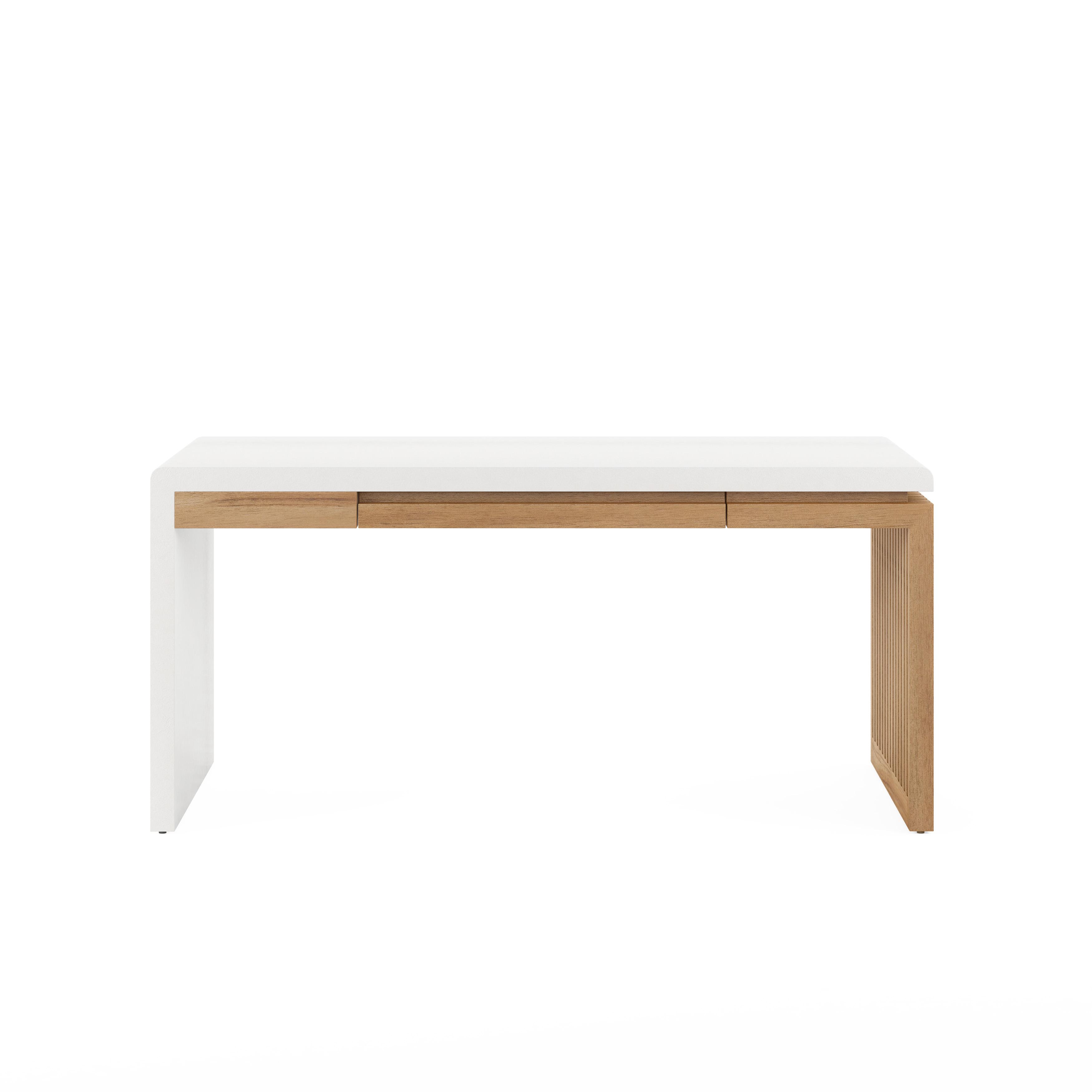 

    
a.r.t. furniture Portico Writing Desk White/Brown 323421-3351
