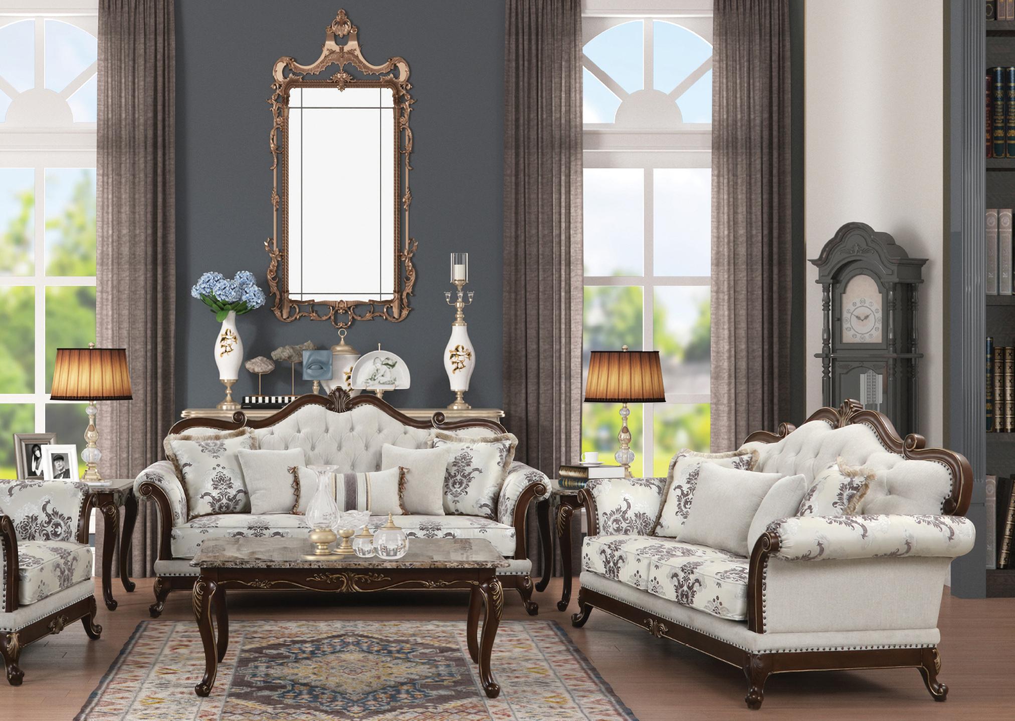 

    
White  Button Tufted Living Room Set 2Pcs Gloria Galaxy Home Traditional
