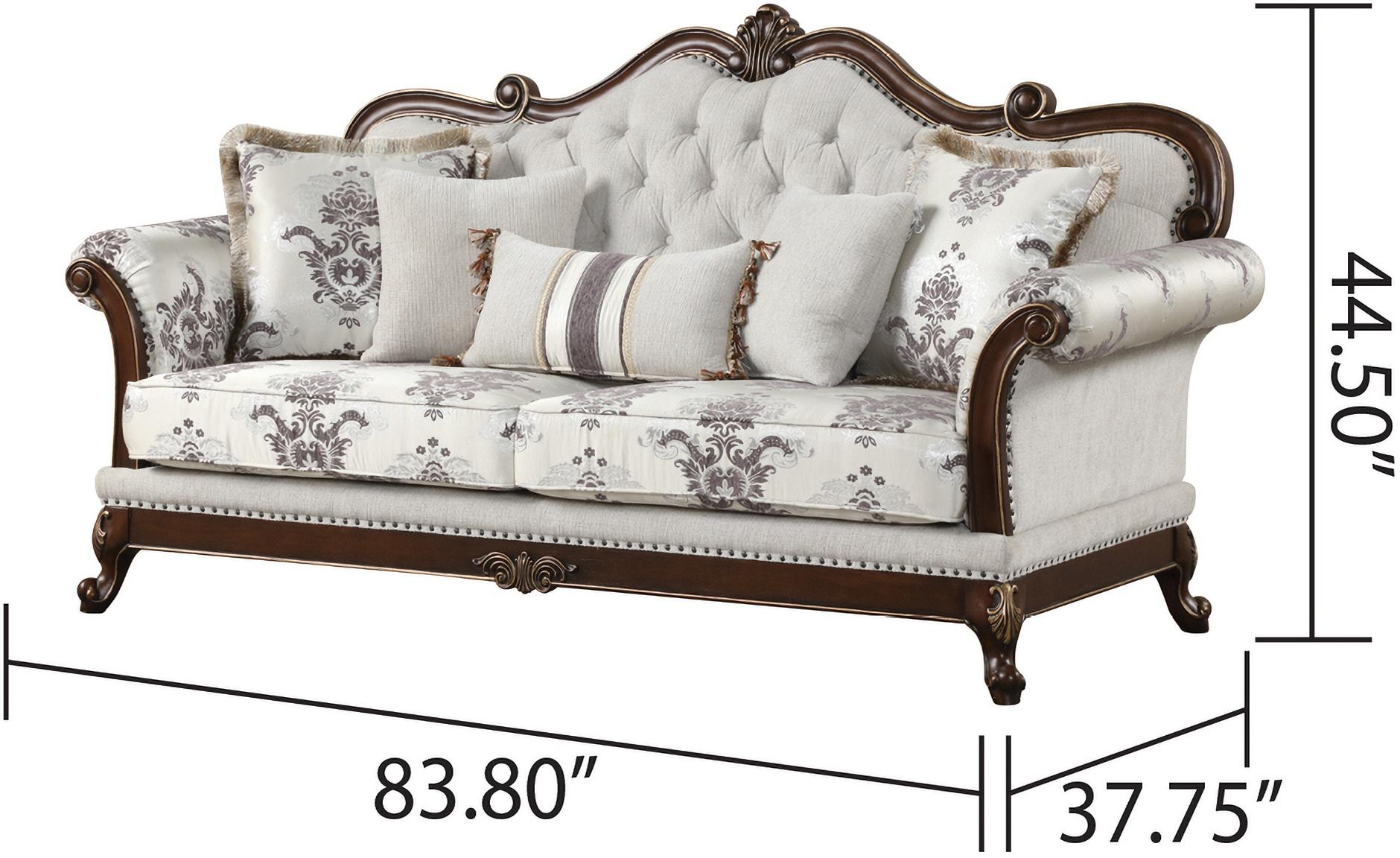 

        
Galaxy Home Furniture Gloria Sofa White Fabric 698781353257
