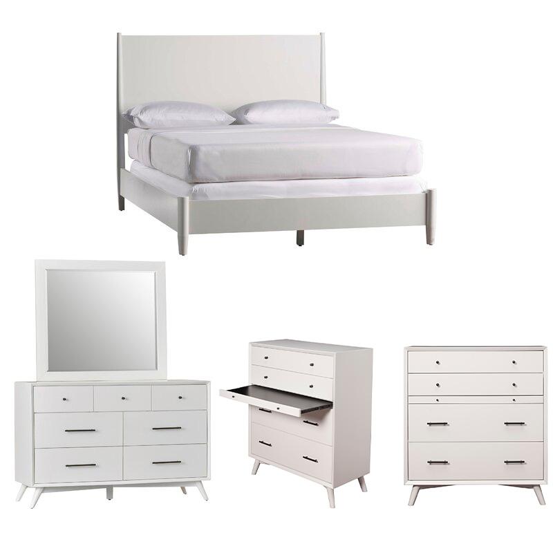 

        
Alpine Furniture Flynn Panel Bed White  812702024365
