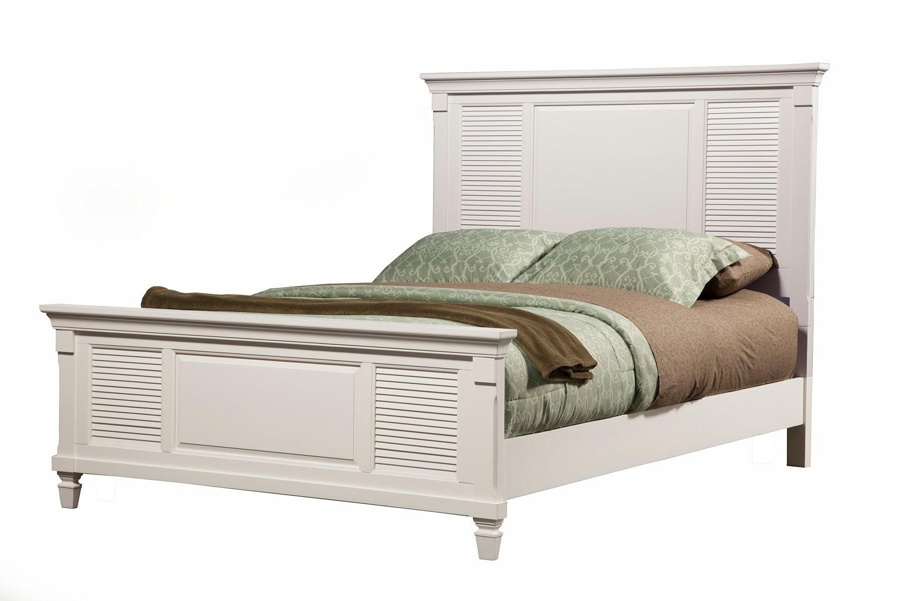 

    
Alpine Furniture WINCHESTER Panel Bedroom Set White 1306CK-Set-5
