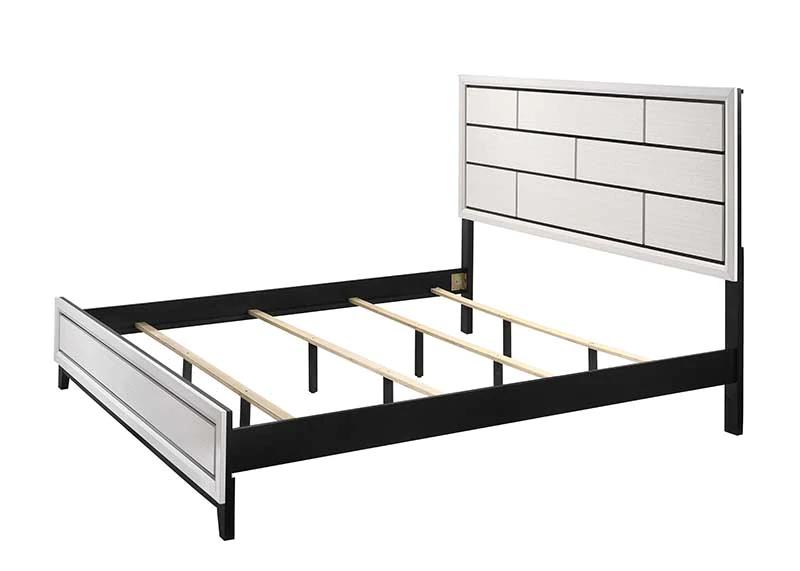 

    
Crown Mark Akerson Panel Bed White B4610-CK-Bed
