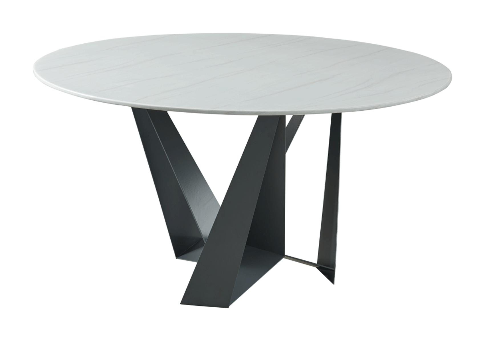 

    
White Ceramic Marble looking Top Dining Table ESF 102 MADE IN ITALY Contemporary
