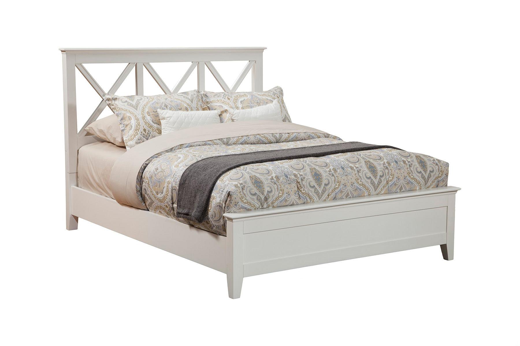 

    
Alpine Furniture POTTER Panel Bed White 955-07CK
