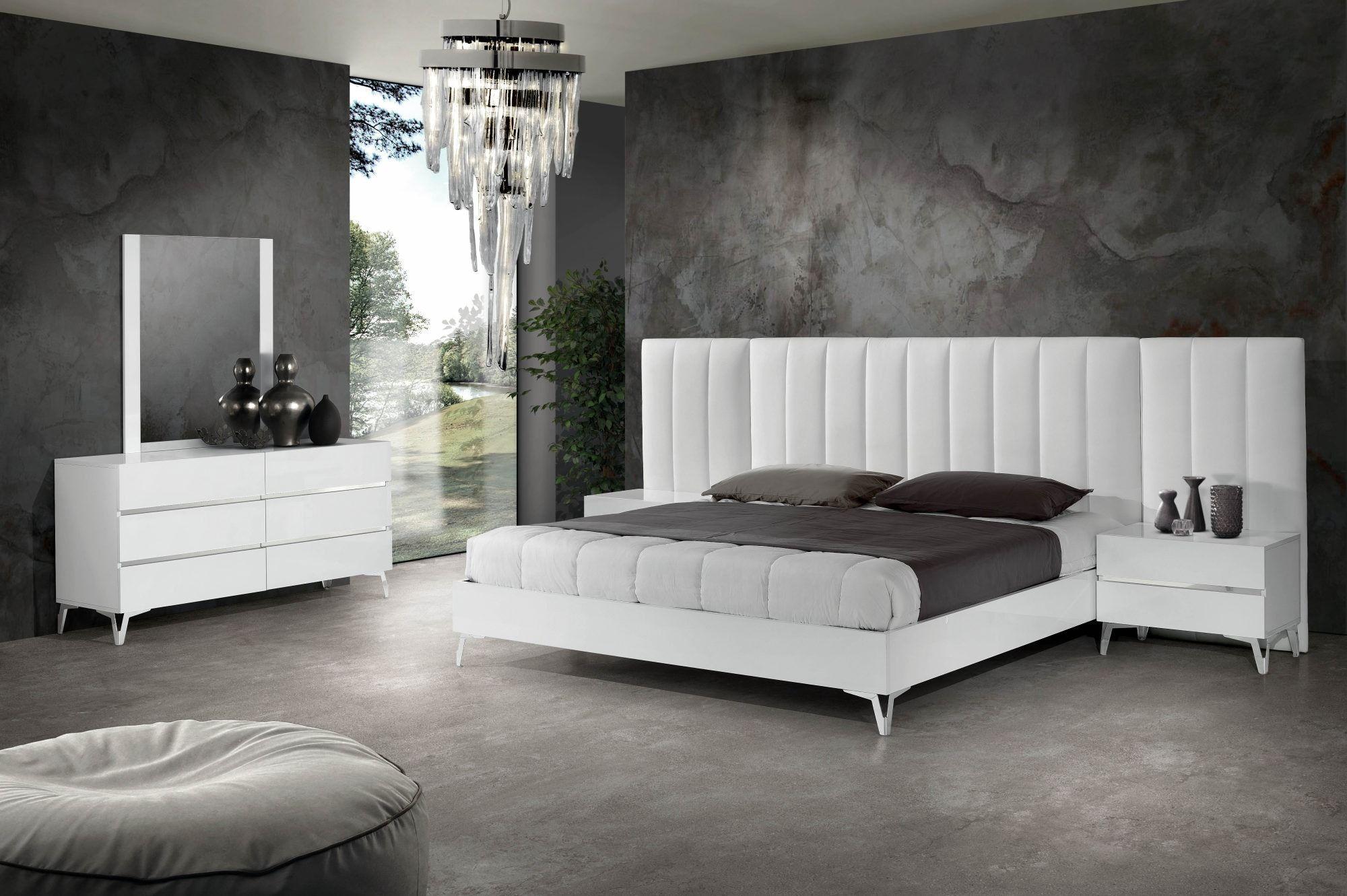 

                    
VIG Furniture VGACANGELA-SET-WINGS Platform Bedroom Set White Eco Leather Purchase 
