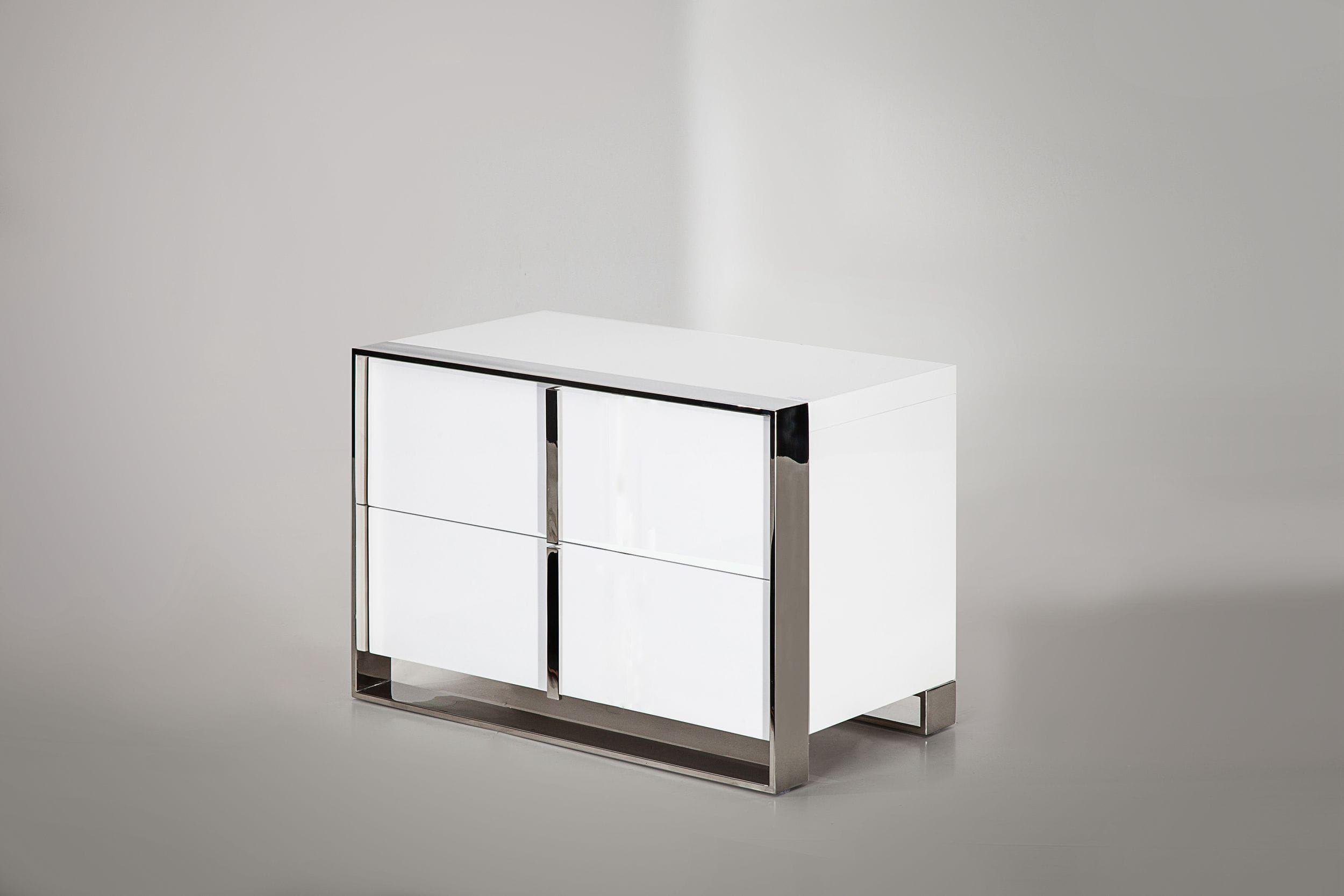 

                    
Buy White Eco Leather King Bedroom Set 5Pcs Nova Domus Francois VIG Contemporary
