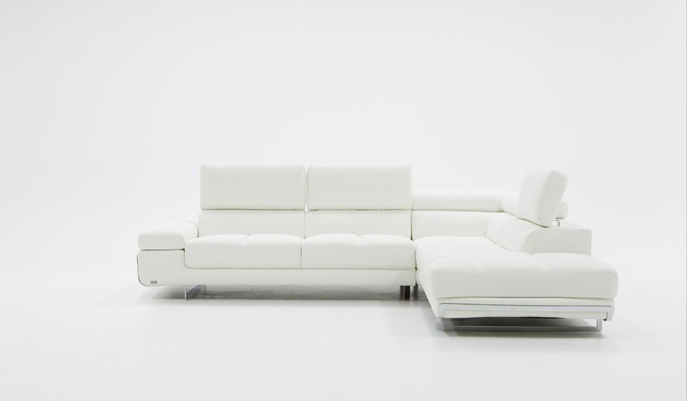 

    
White Eco-Leather RIGHT Sectional Sofa Divani Casa Myst Mini VIG Modern
