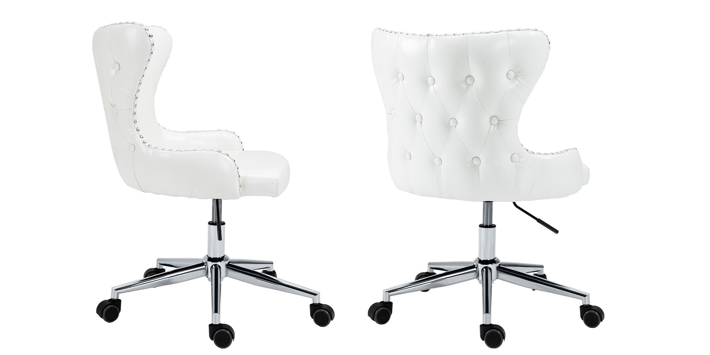 

    
Meridian Furniture HENDRIX 168White Office Chair Chrome/White 168White
