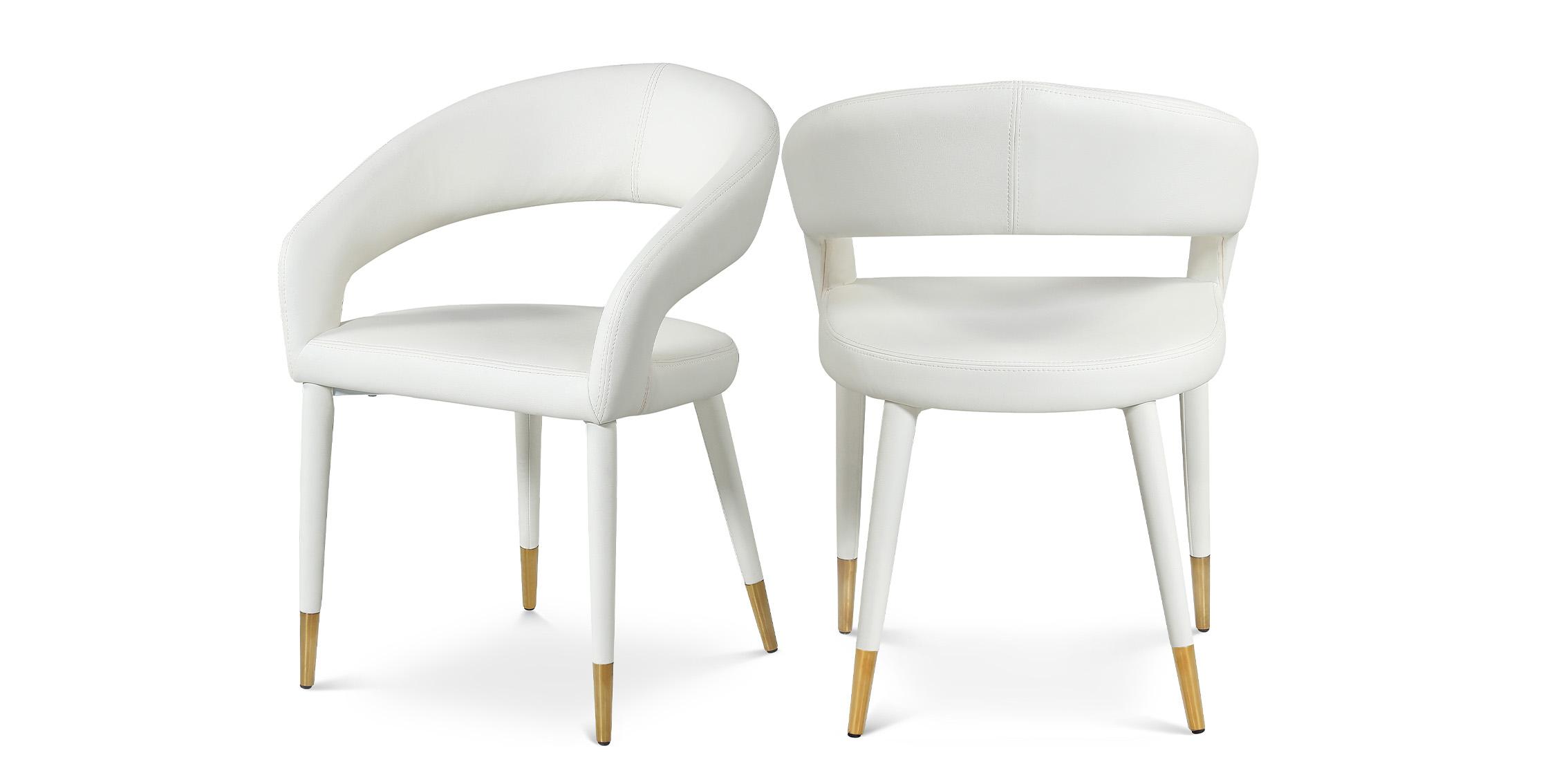 

    
Meridian Furniture DESTINY 538White-C Dining Chair Set White/Gold 538White-C-Set-2
