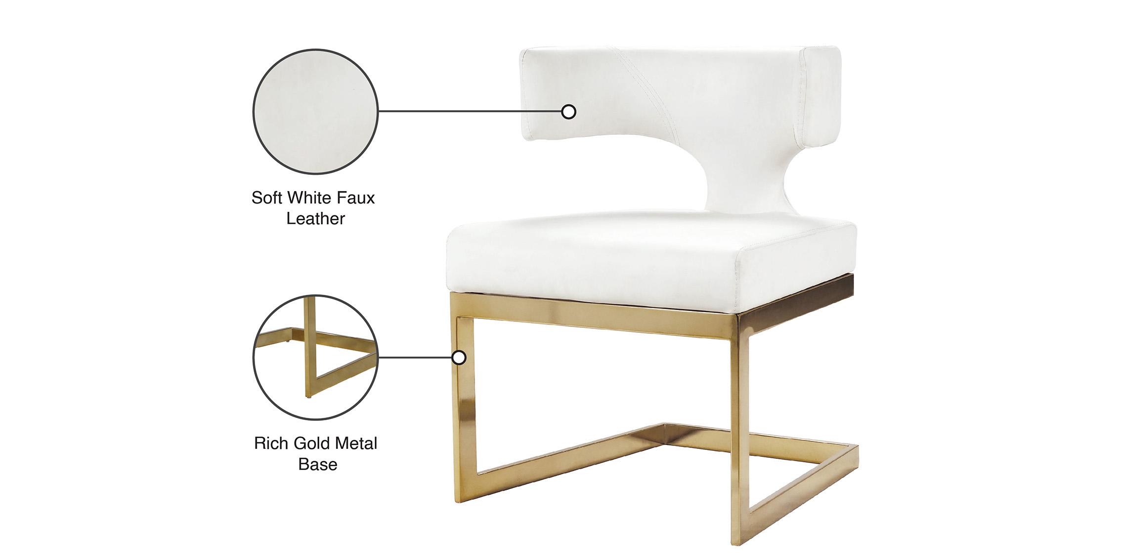 

    
953White-C-Set-2 Meridian Furniture Dining Chair Set
