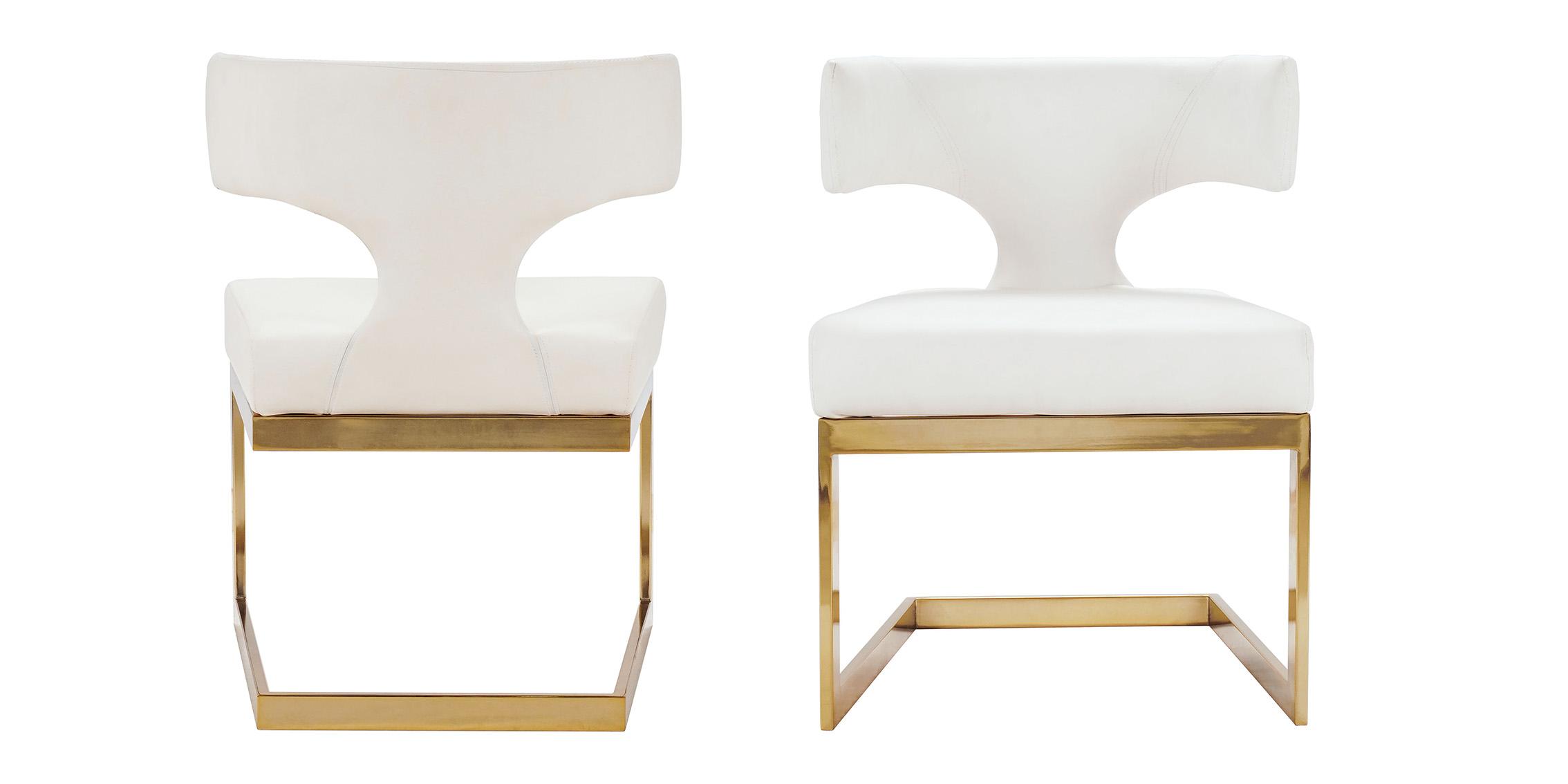 

    
Meridian Furniture ALEXANDRA 953White-C Dining Chair Set White/Gold 953White-C-Set-2
