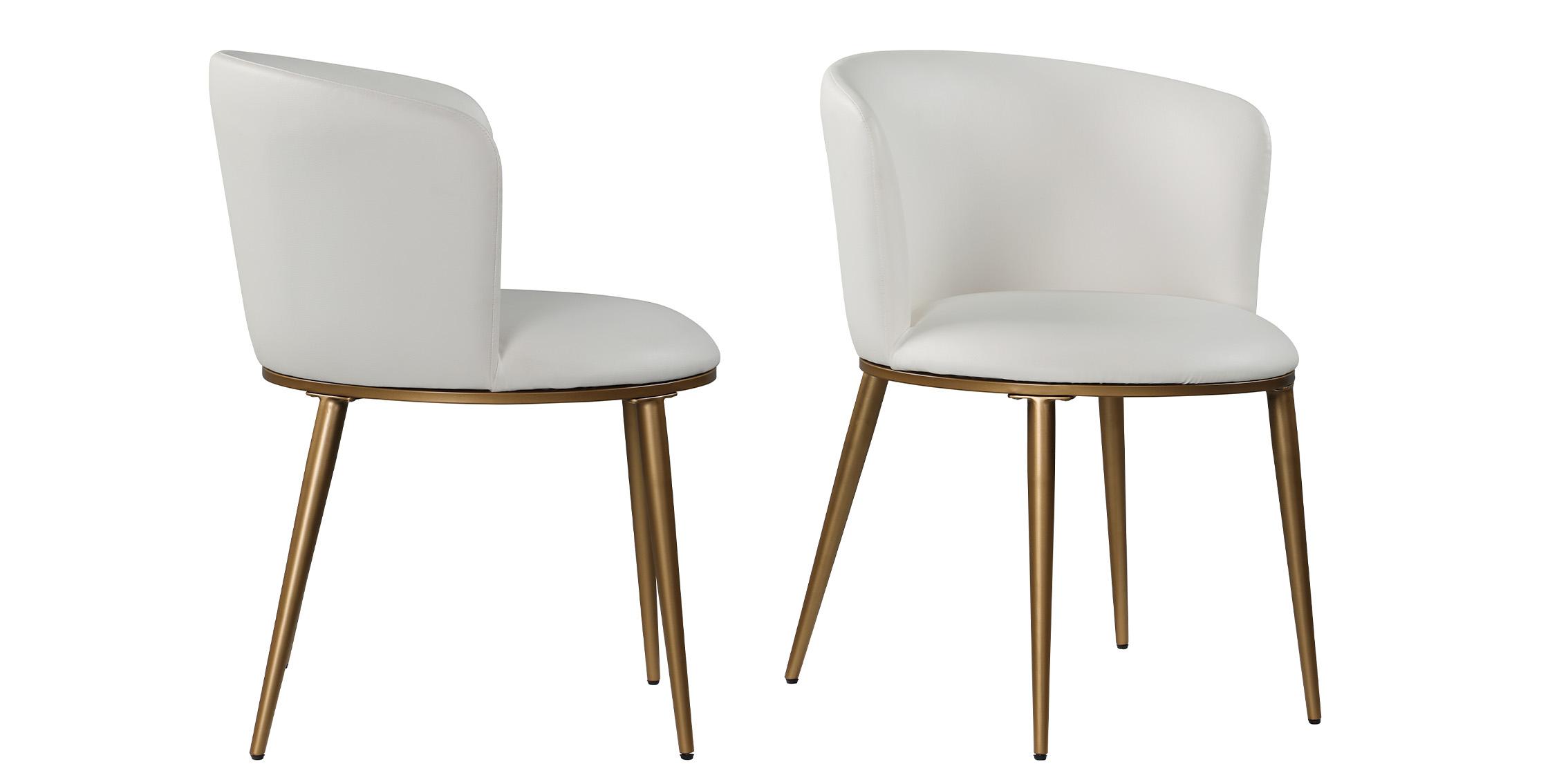 

    
Meridian Furniture SKYLAR 965White-C Dining Chair Set White/Gold 965White-C
