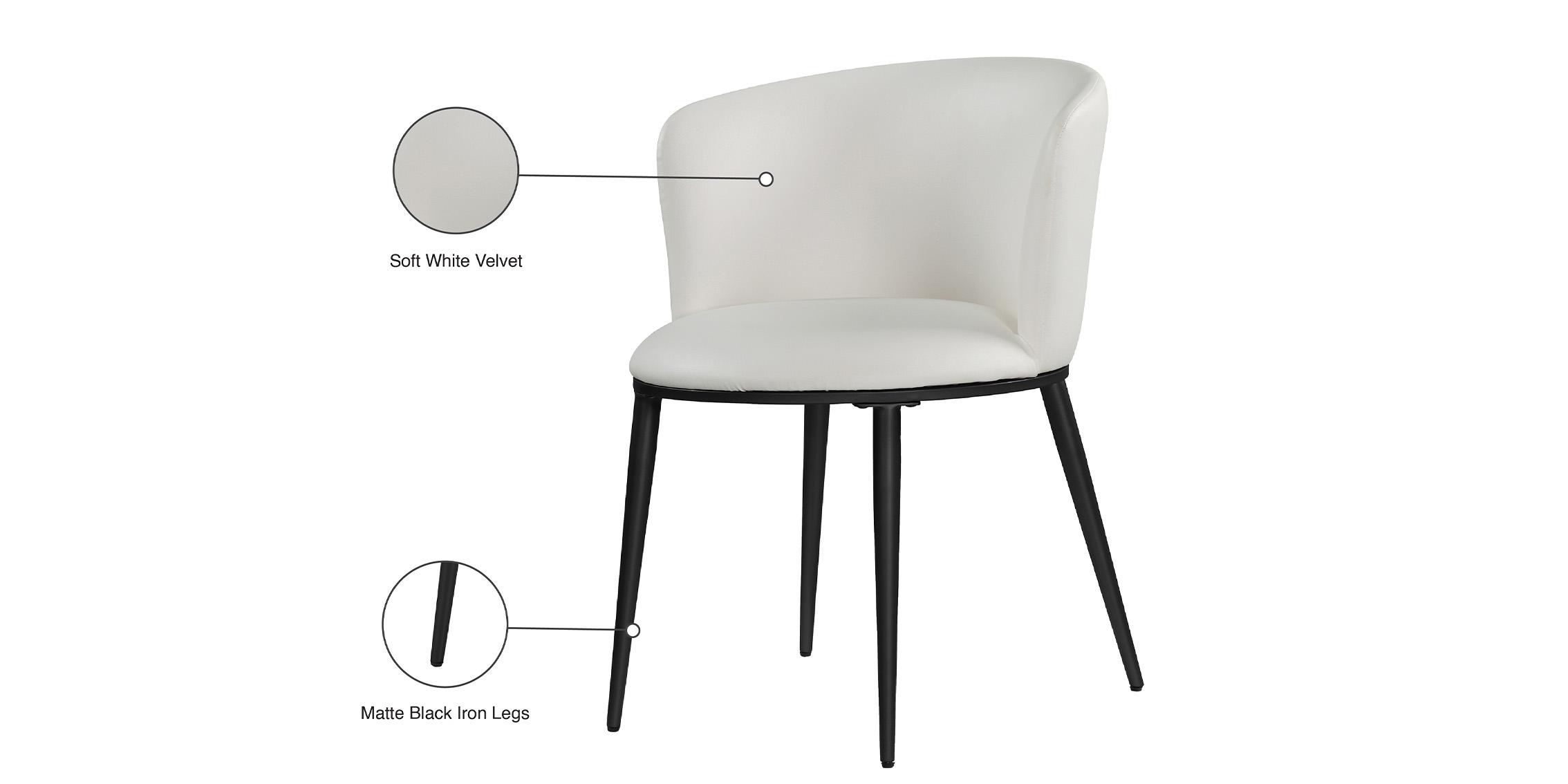 

    
966White-C Meridian Furniture Dining Chair Set
