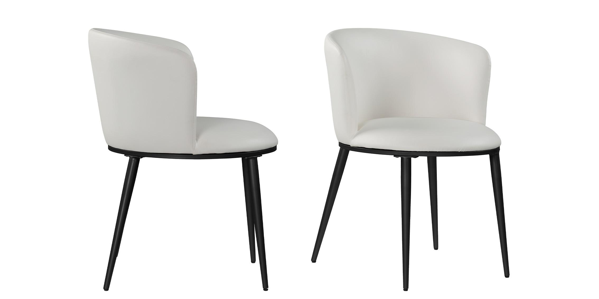 

    
Meridian Furniture SKYLAR 966White-C Dining Chair Set White/Black 966White-C
