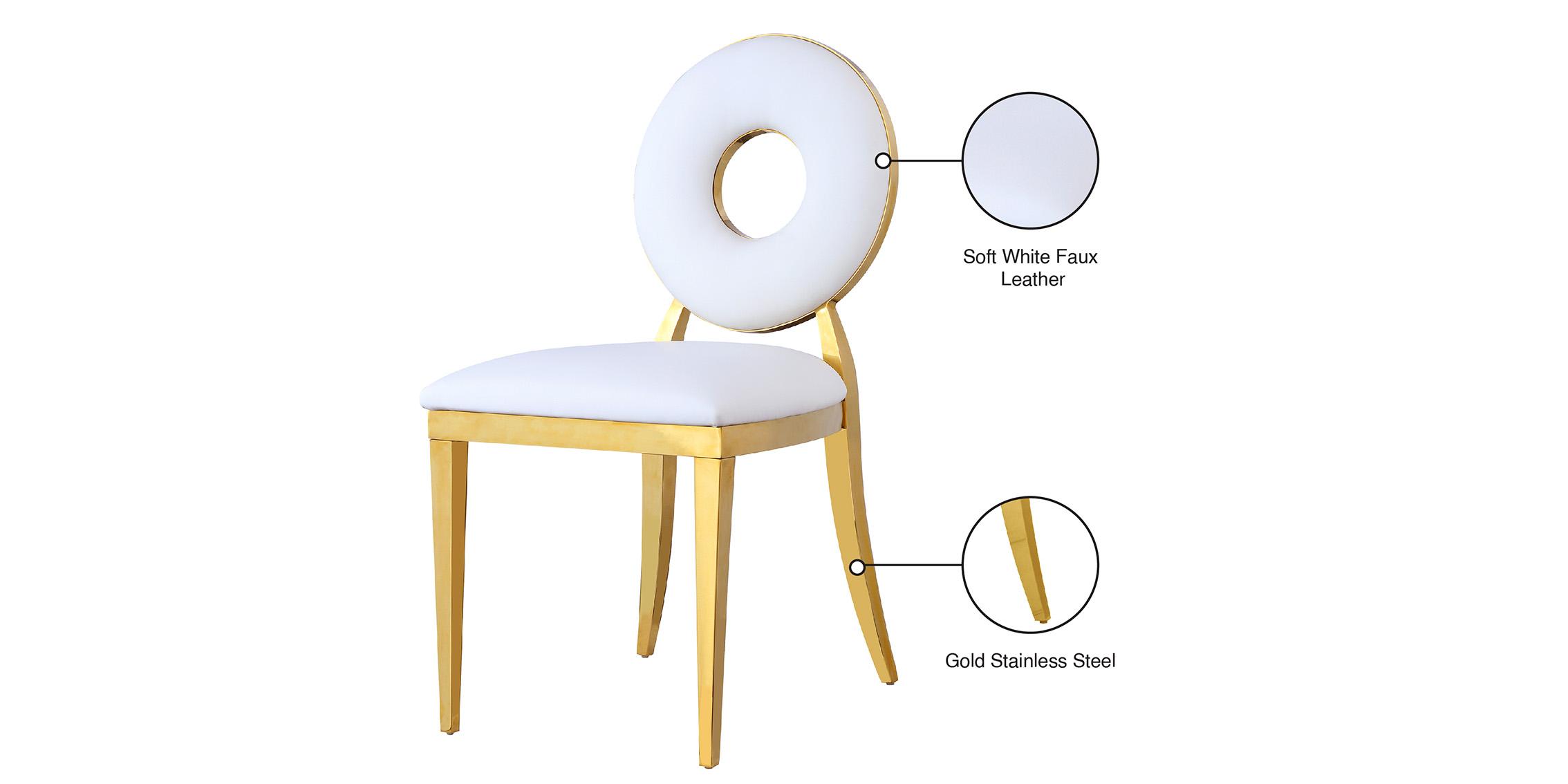 

    
858White-C Meridian Furniture Dining Chair Set
