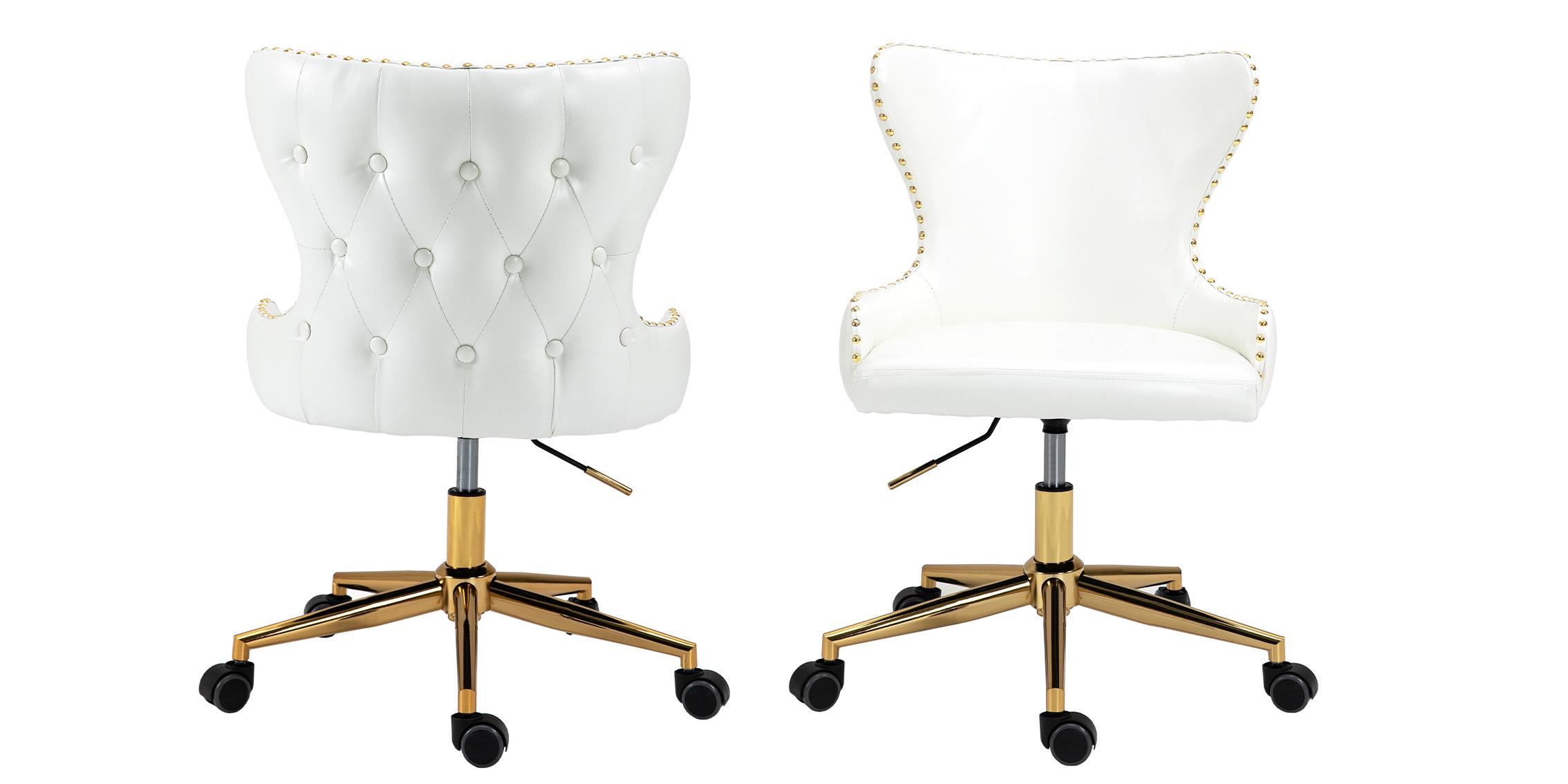 

        
Meridian Furniture HENDRIX 167White Office Chair White/Gold Faux Leather 094308251172
