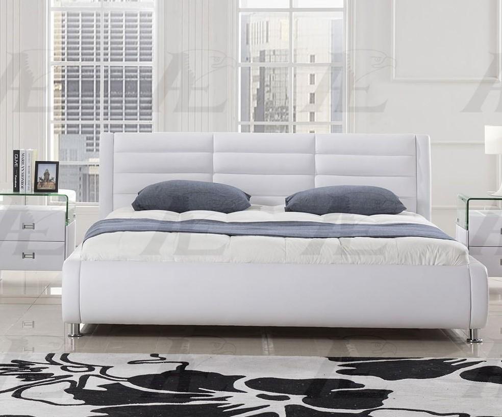 

                    
American Eagle Furniture B-D019-W Platform Bed White Faux Leather Purchase 
