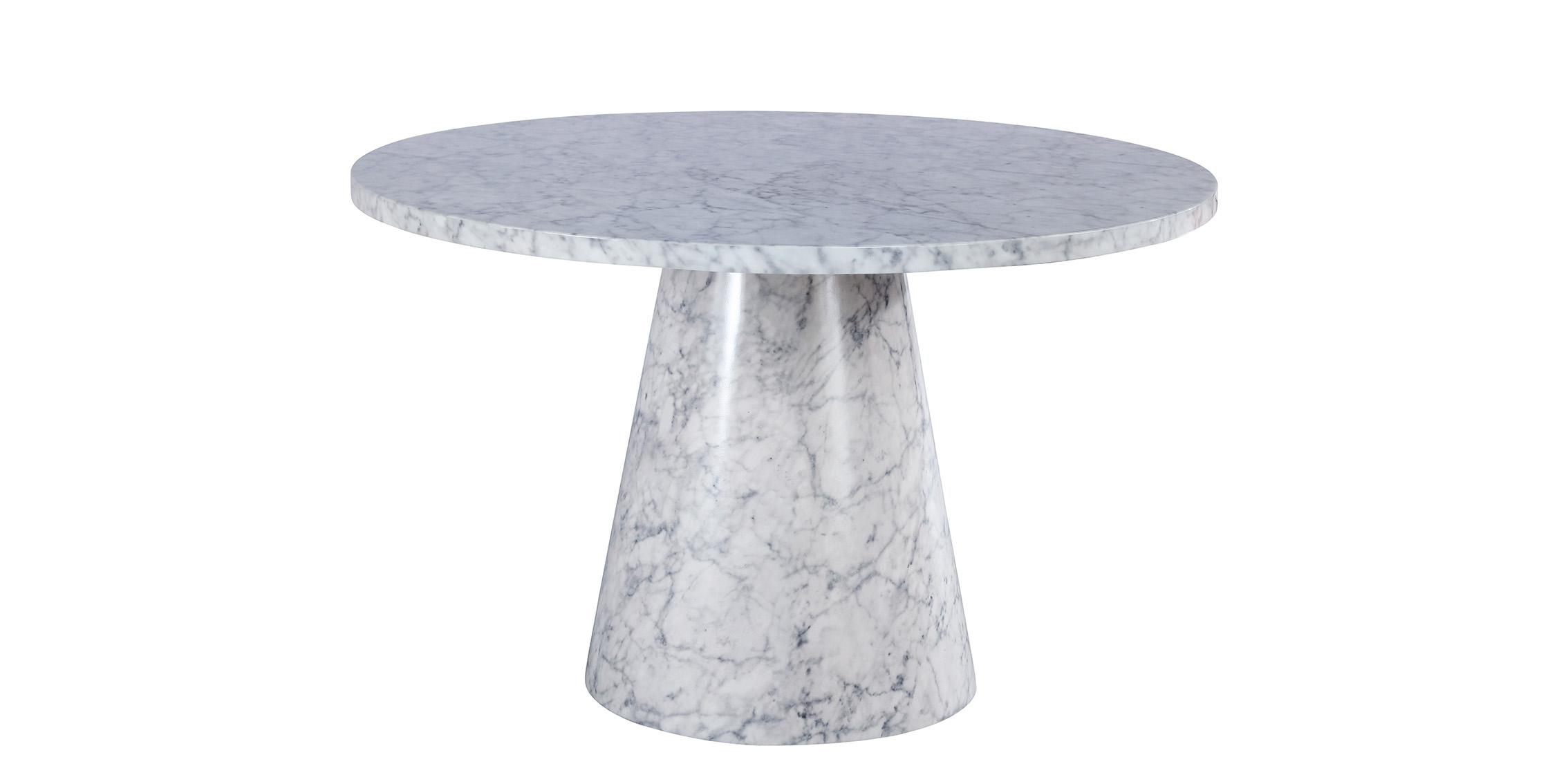 Contemporary, Modern Dining Table OMNI 921-T 921-T in White, Gray 
