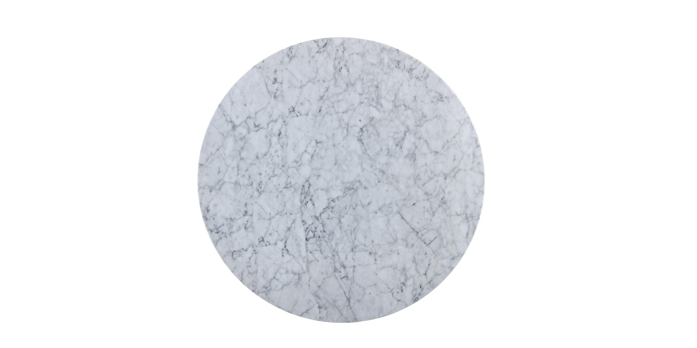 

    
White Faux Marble 48" Round Dining Table OMNI 921-T Meridian Modern Contemporary
