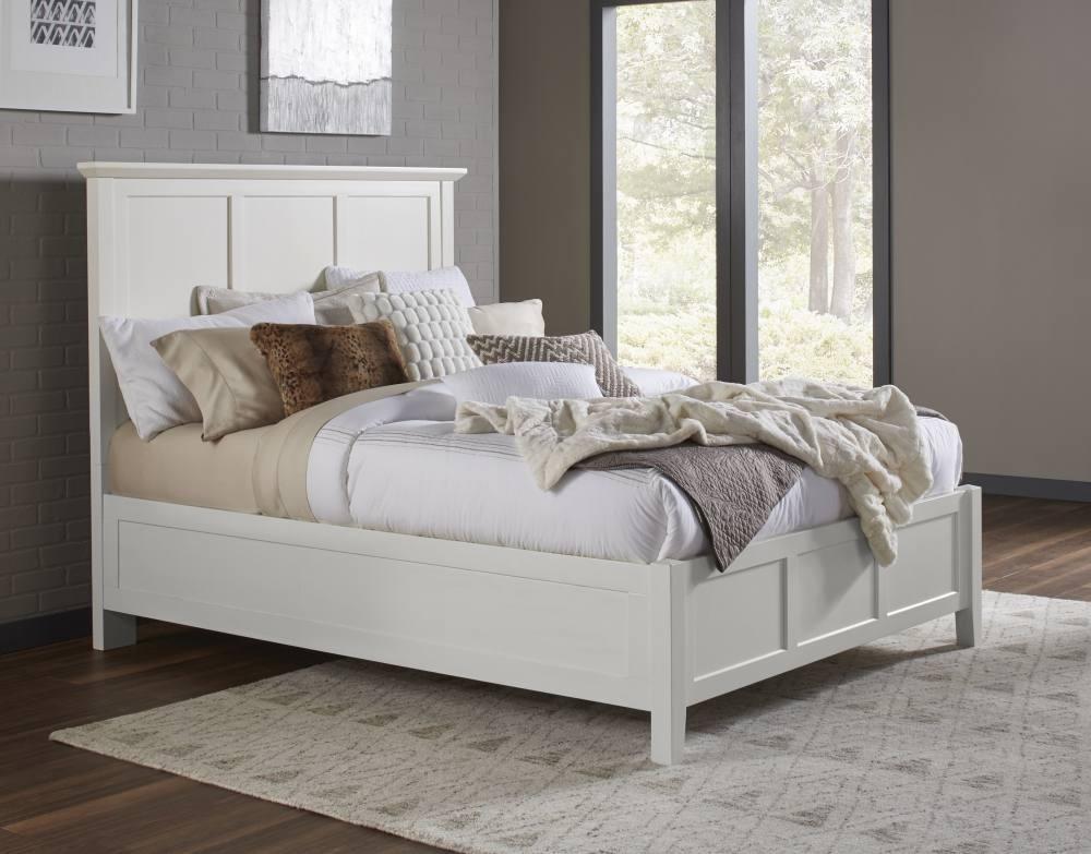 

    
White Finish Shaker Style Full Panel Bed PARAGON by Modus Furniture

