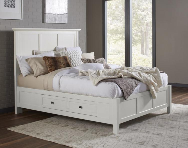 

    
White Finish Shaker Style Full Storage Bed PARAGON by Modus Furniture
