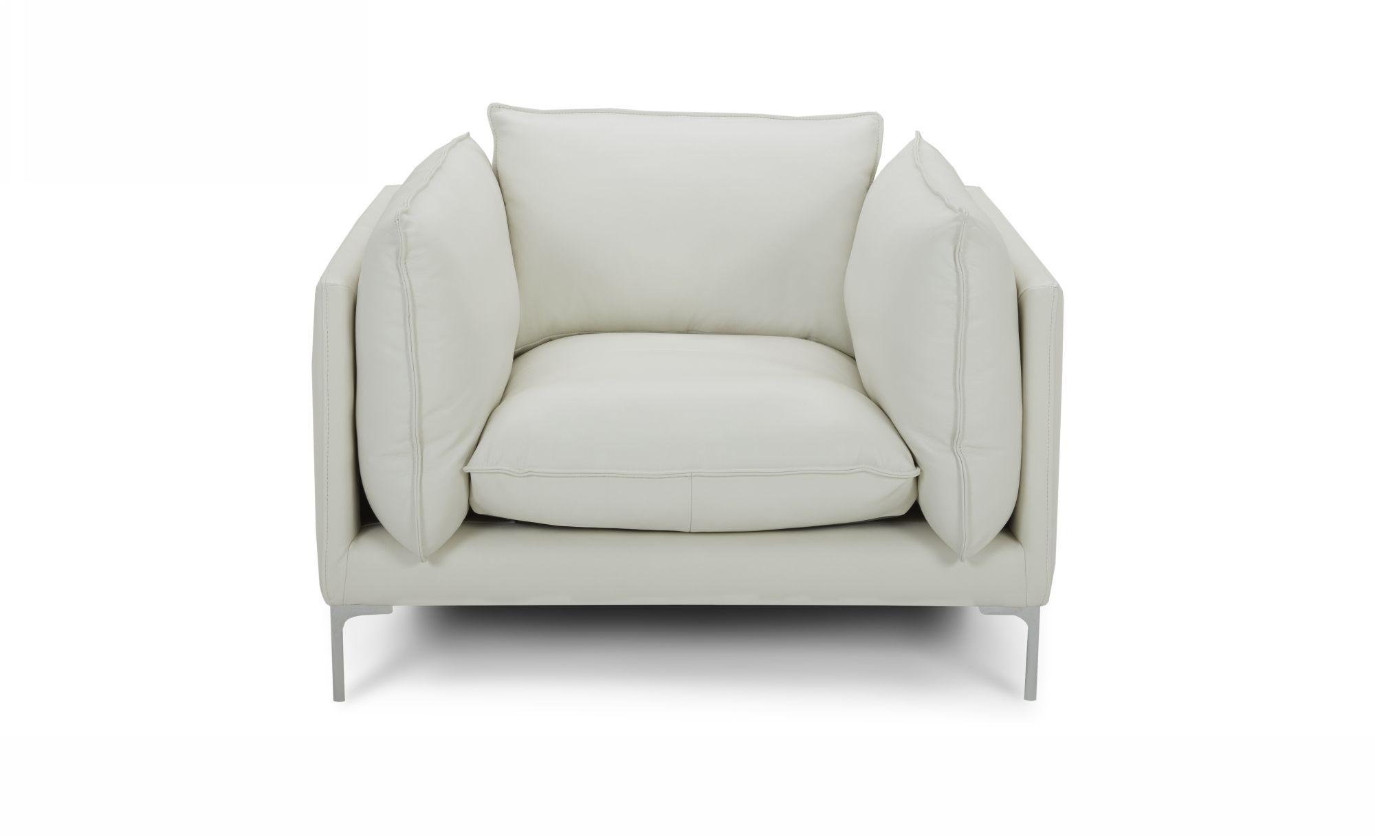

    
White Full Leather Chair Divani Casa Harvest VIG Contemporary Modern
