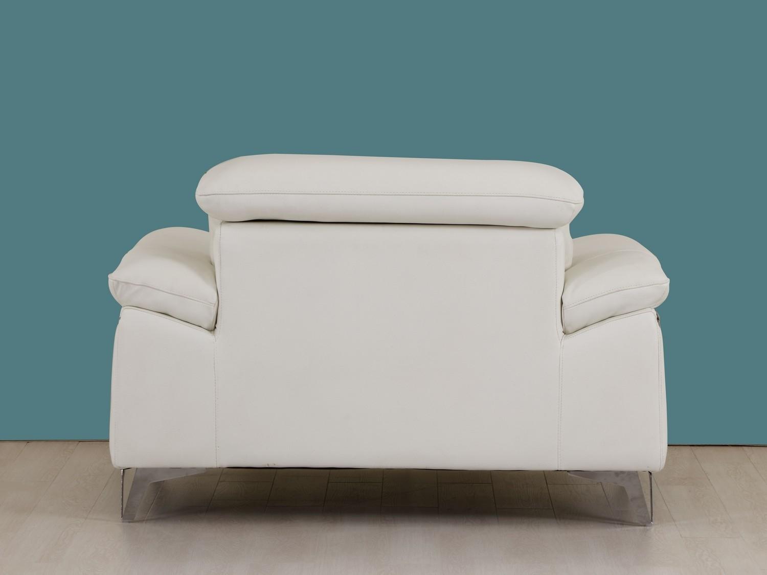 

        
Global United 727 Arm Chairs White Italian Leather 083398862733
