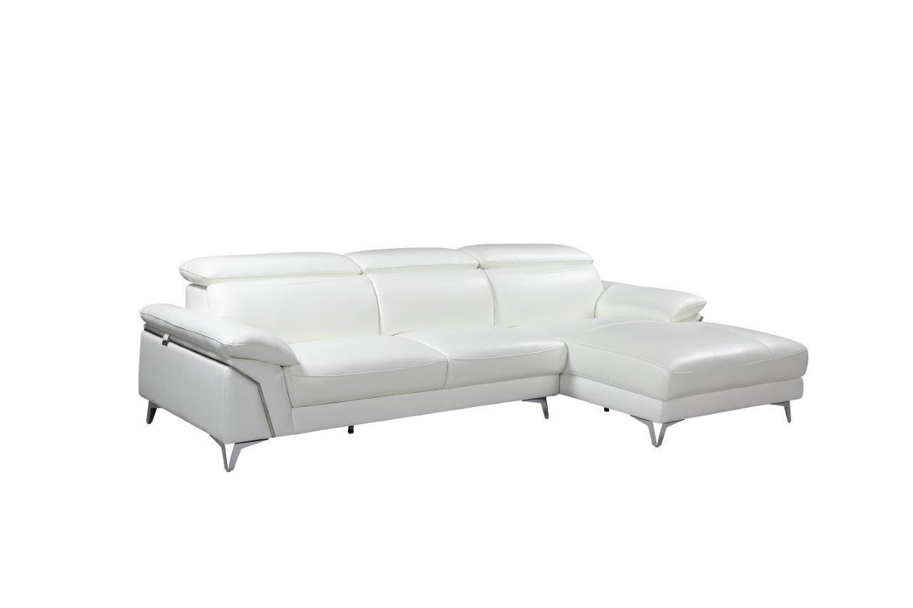 

    
White Genuine Italian Leather Sectional Sofa Divan Italia 727 Global United
